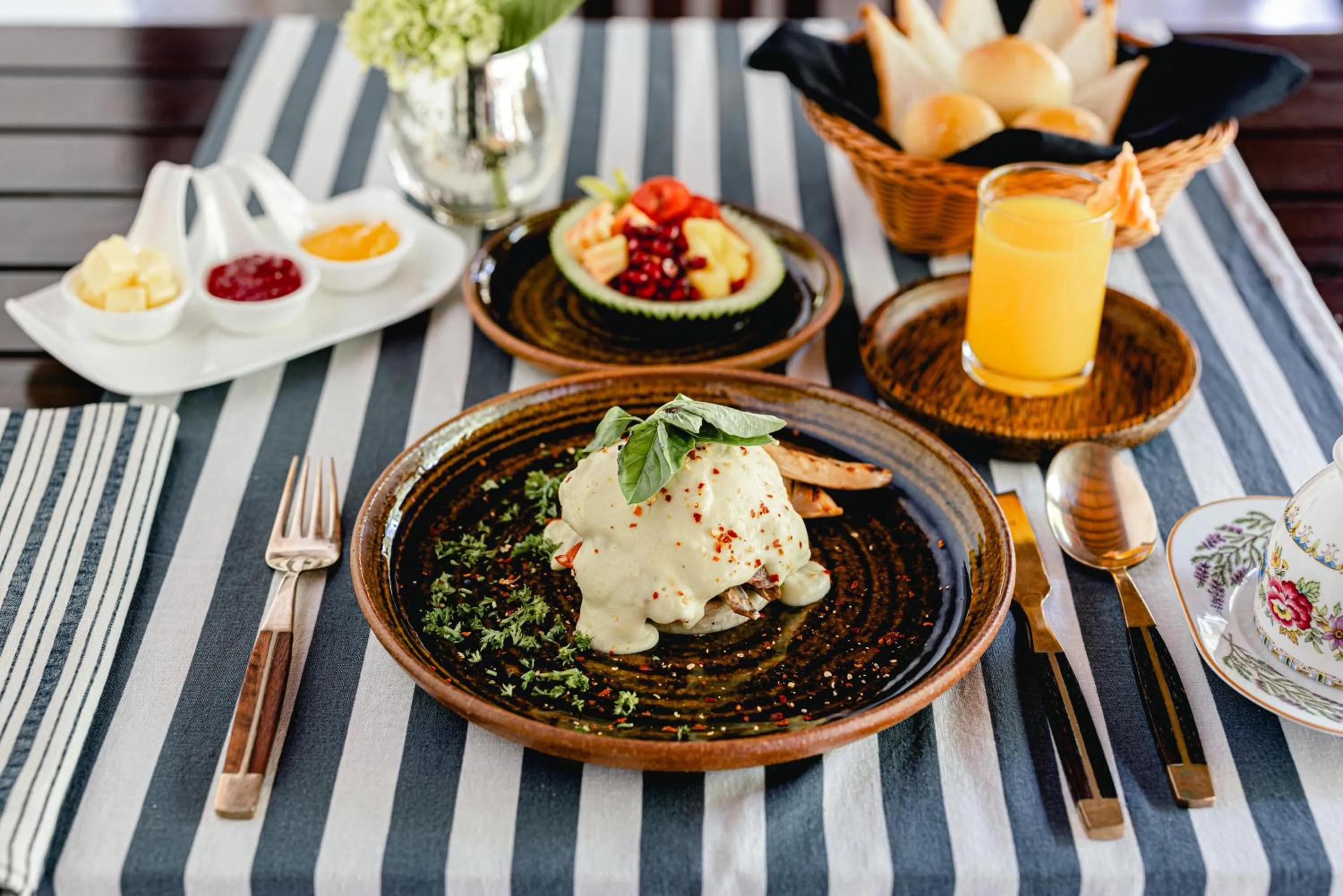 Food close-up in Villa Hundira