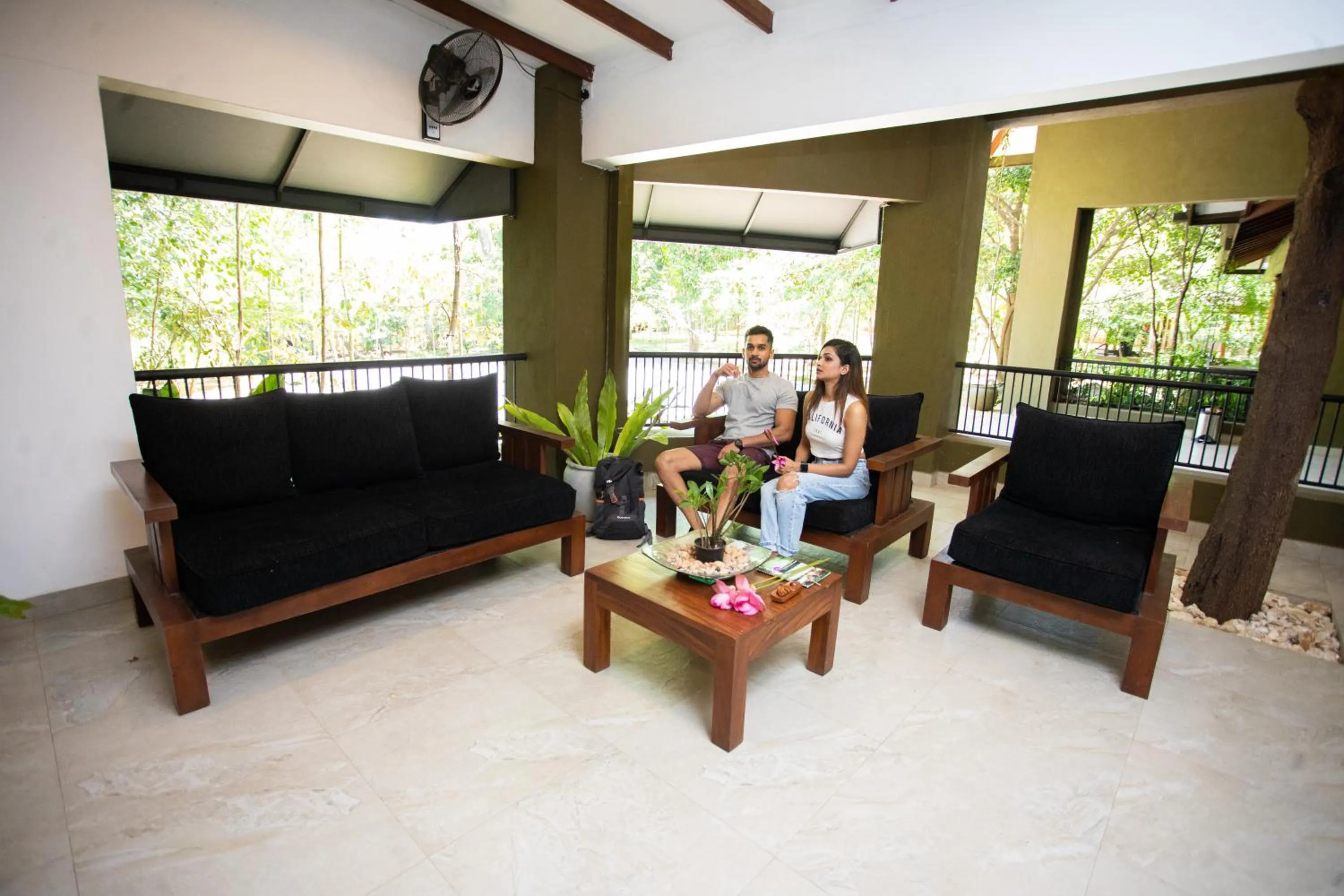 People in Kalu's Hideaway Udawalawe