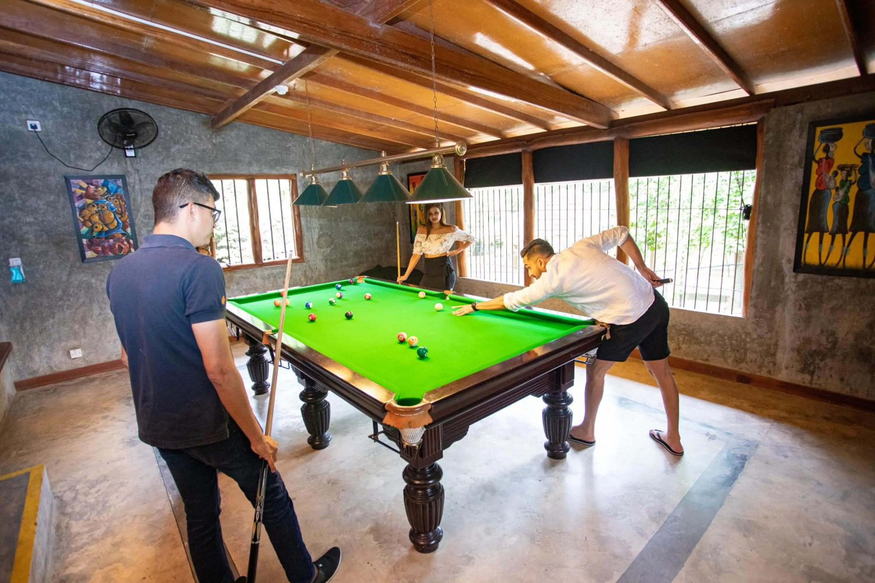 People in Kalu's Hideaway Udawalawe