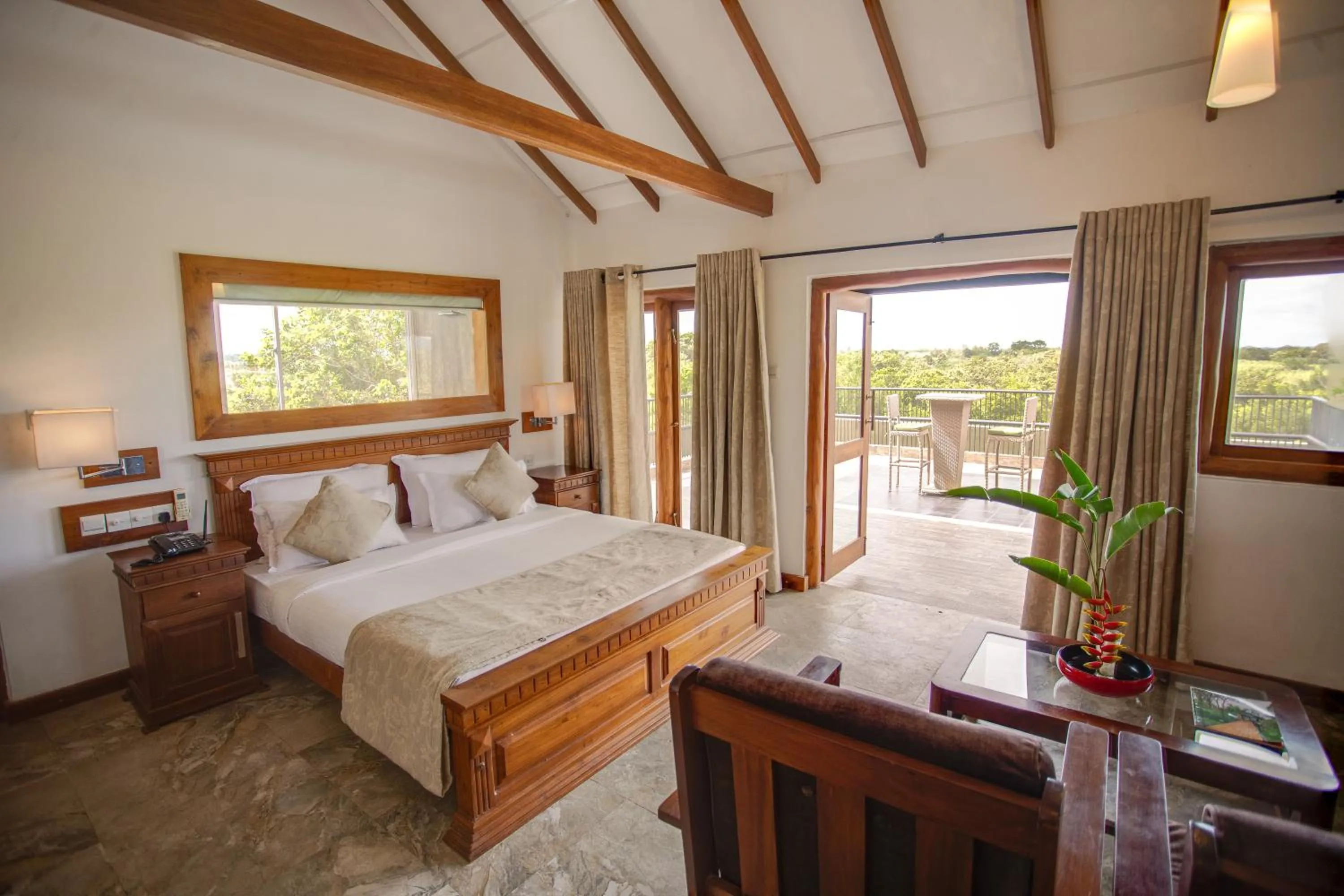 Bed in Kalu's Hideaway Udawalawe