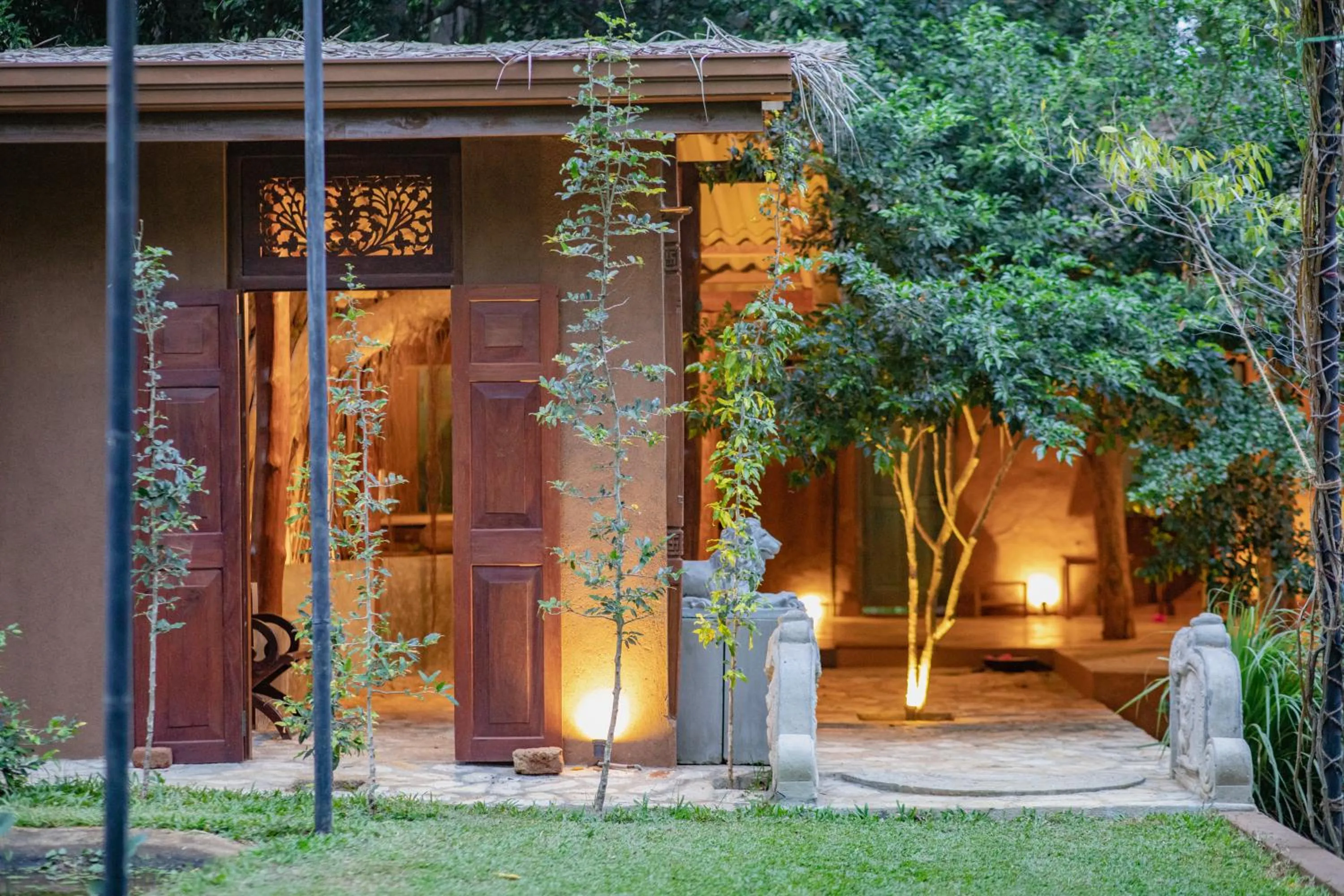 Facade/entrance in Kalu's Hideaway Udawalawe