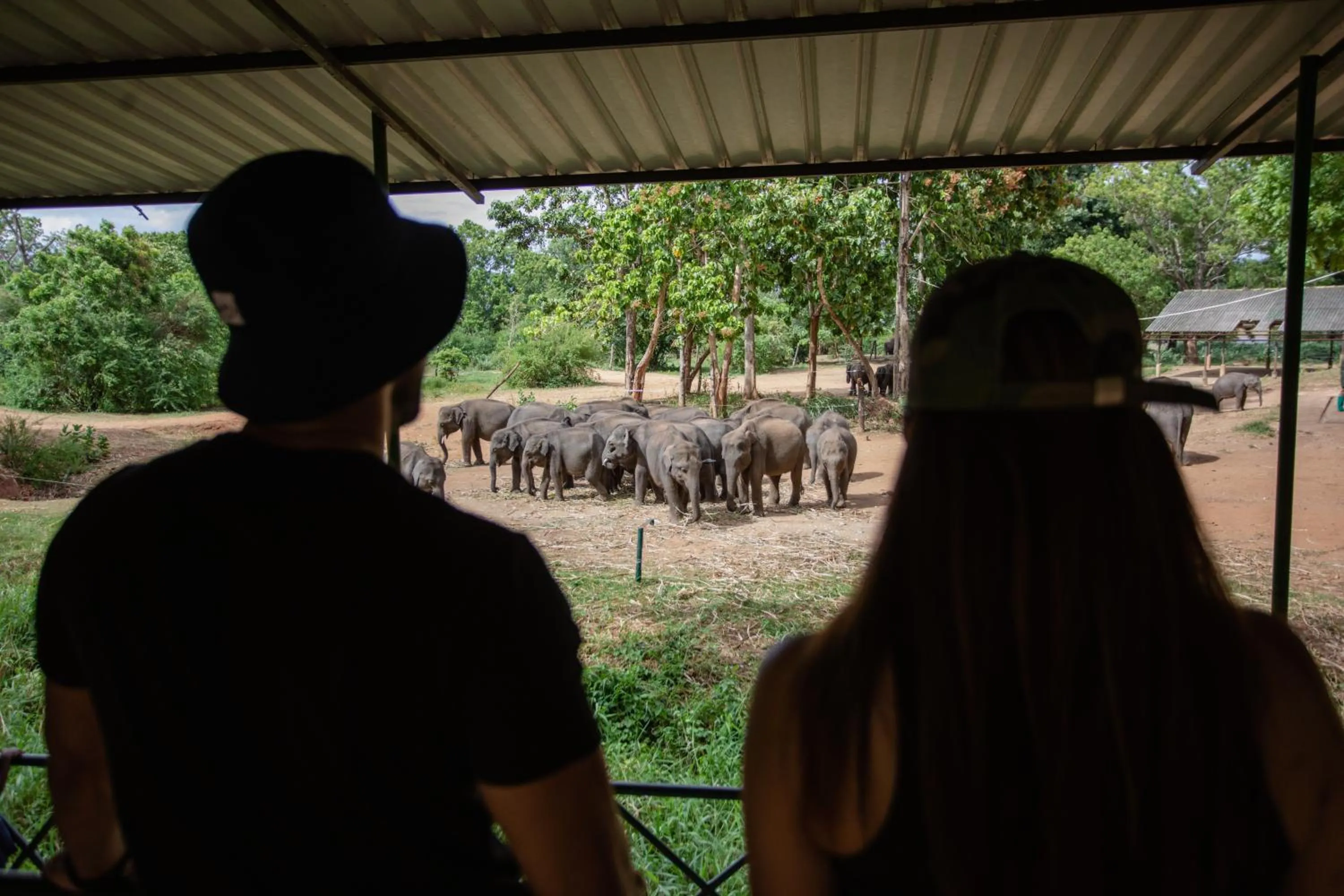 People in Kalu's Hideaway Udawalawe