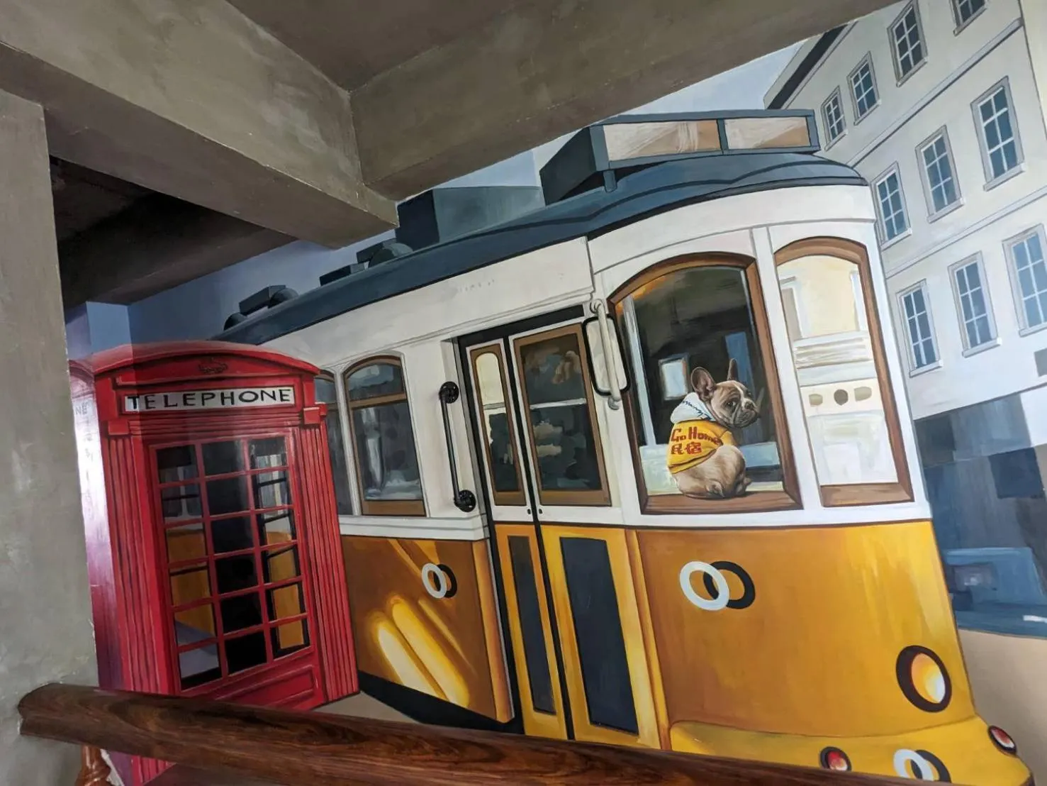 Decorative detail in Go Home Homestay