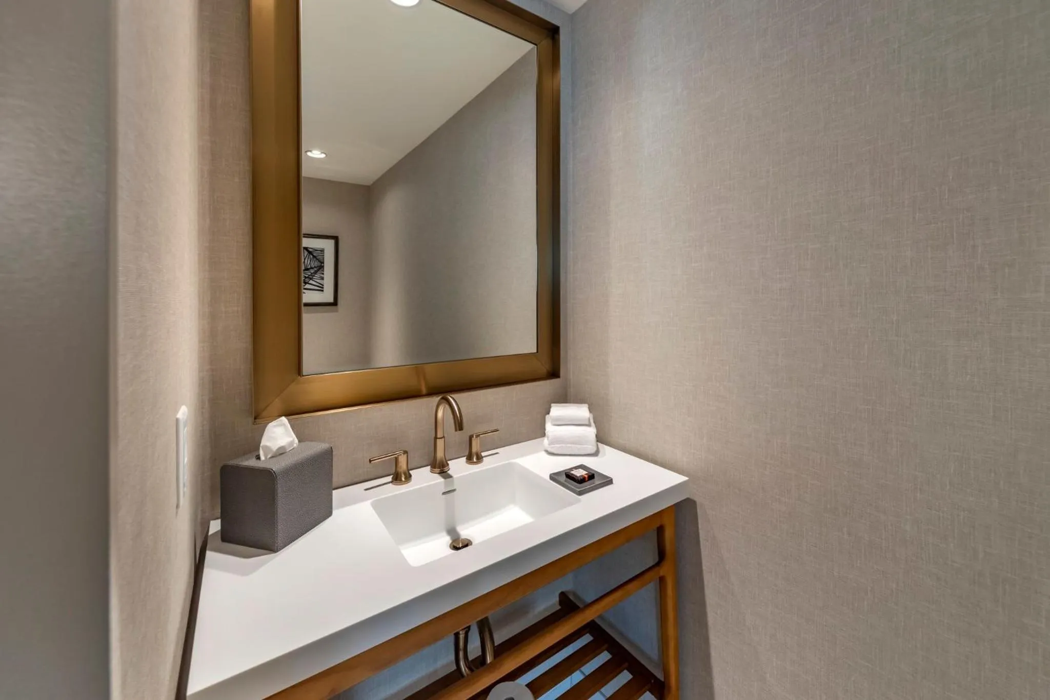 Bathroom in Omni Oklahoma City Hotel