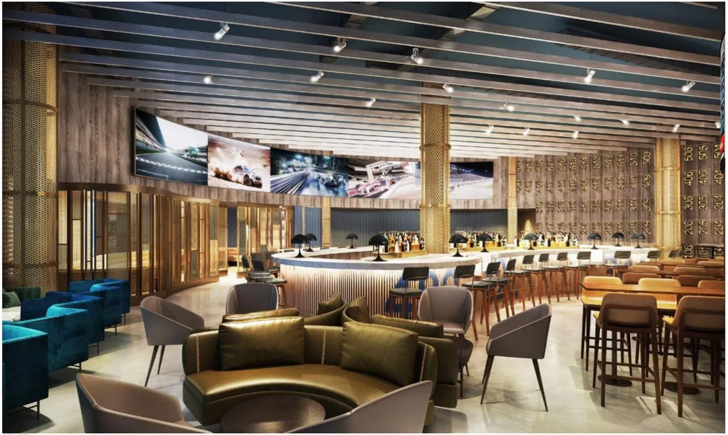 Evening entertainment in Omni Boston Hotel at the Seaport