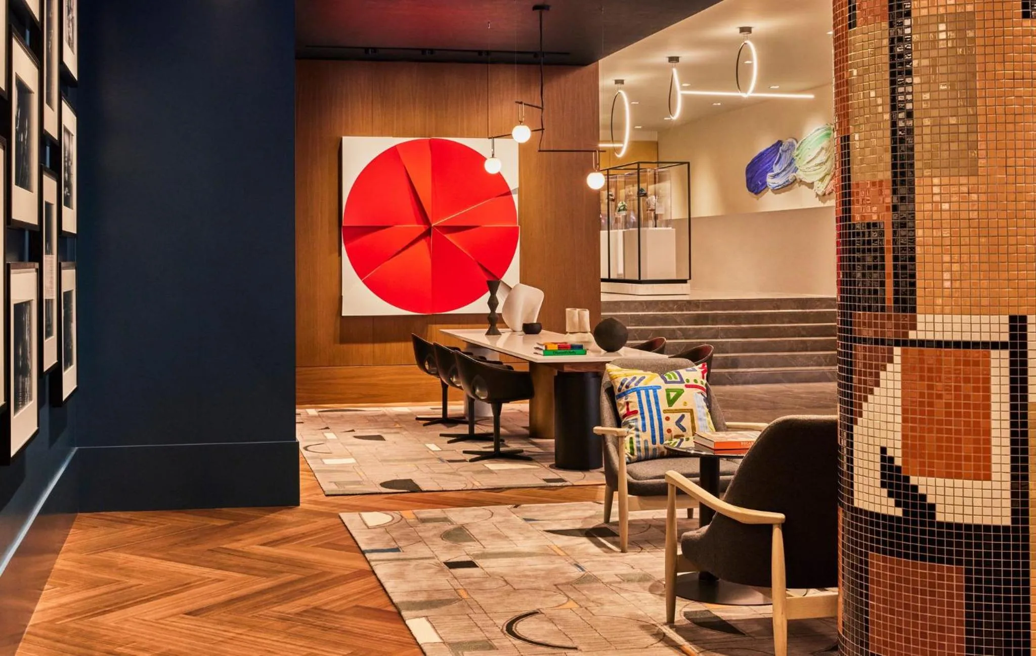Lobby or reception in Omni Boston Hotel at the Seaport