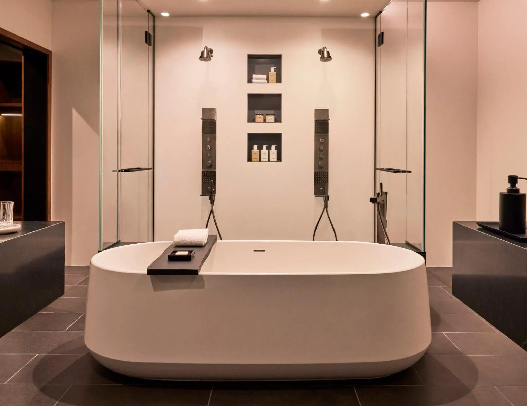 Bathroom in Omni Boston Hotel at the Seaport