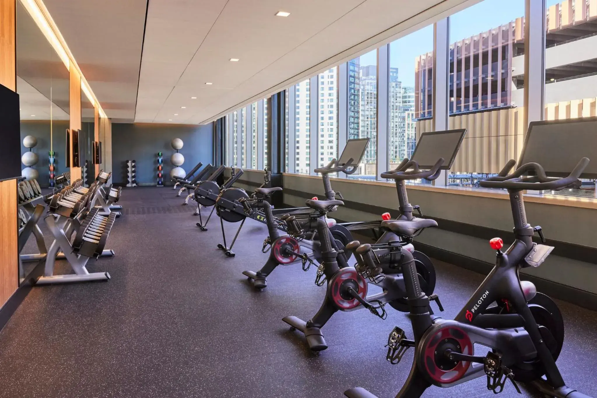 Fitness centre/facilities in Omni Boston Hotel at the Seaport Fitness centre/facilities in Omni Boston Hotel at the Seaport