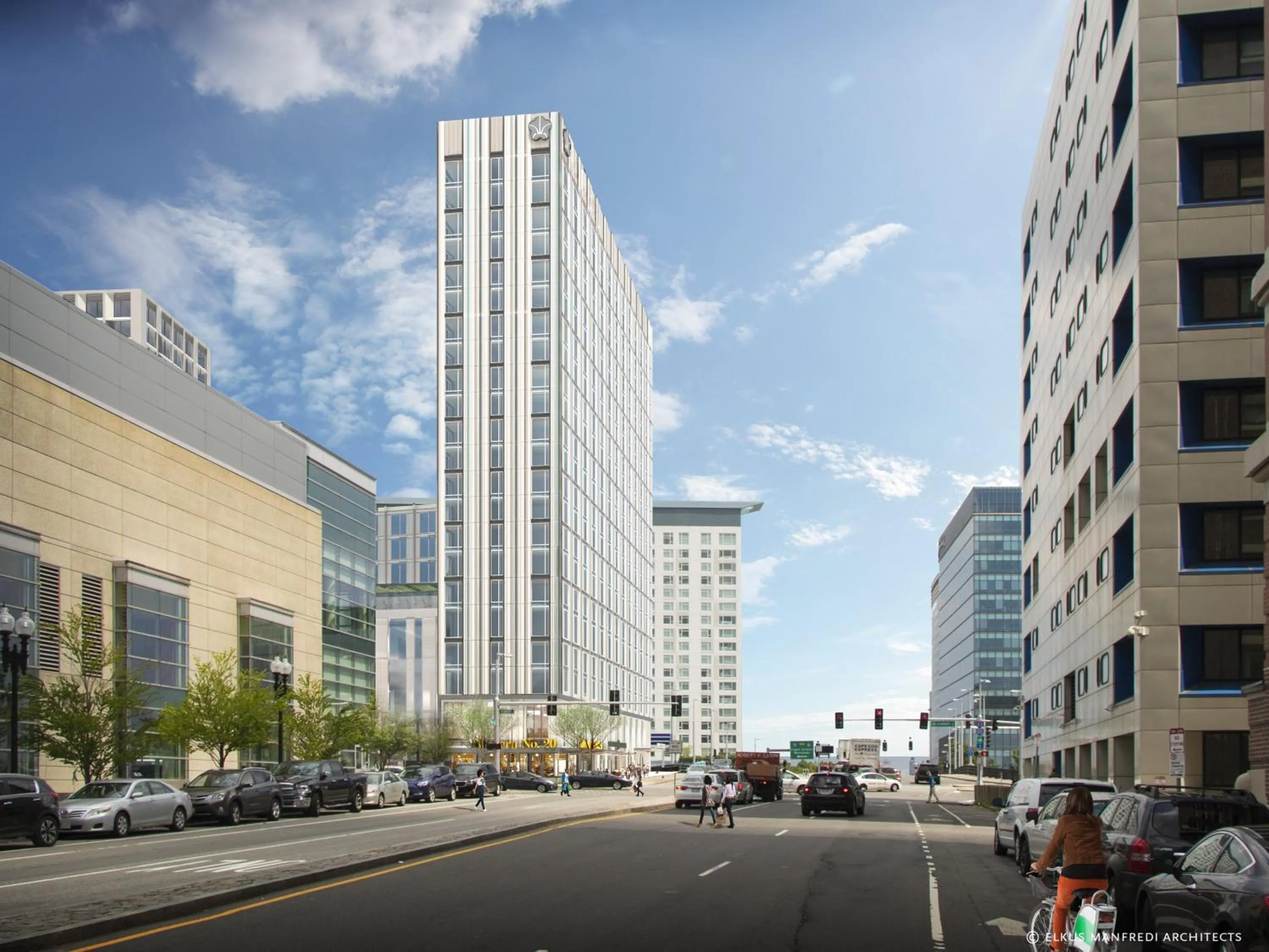 Property building in Omni Boston Hotel at the Seaport