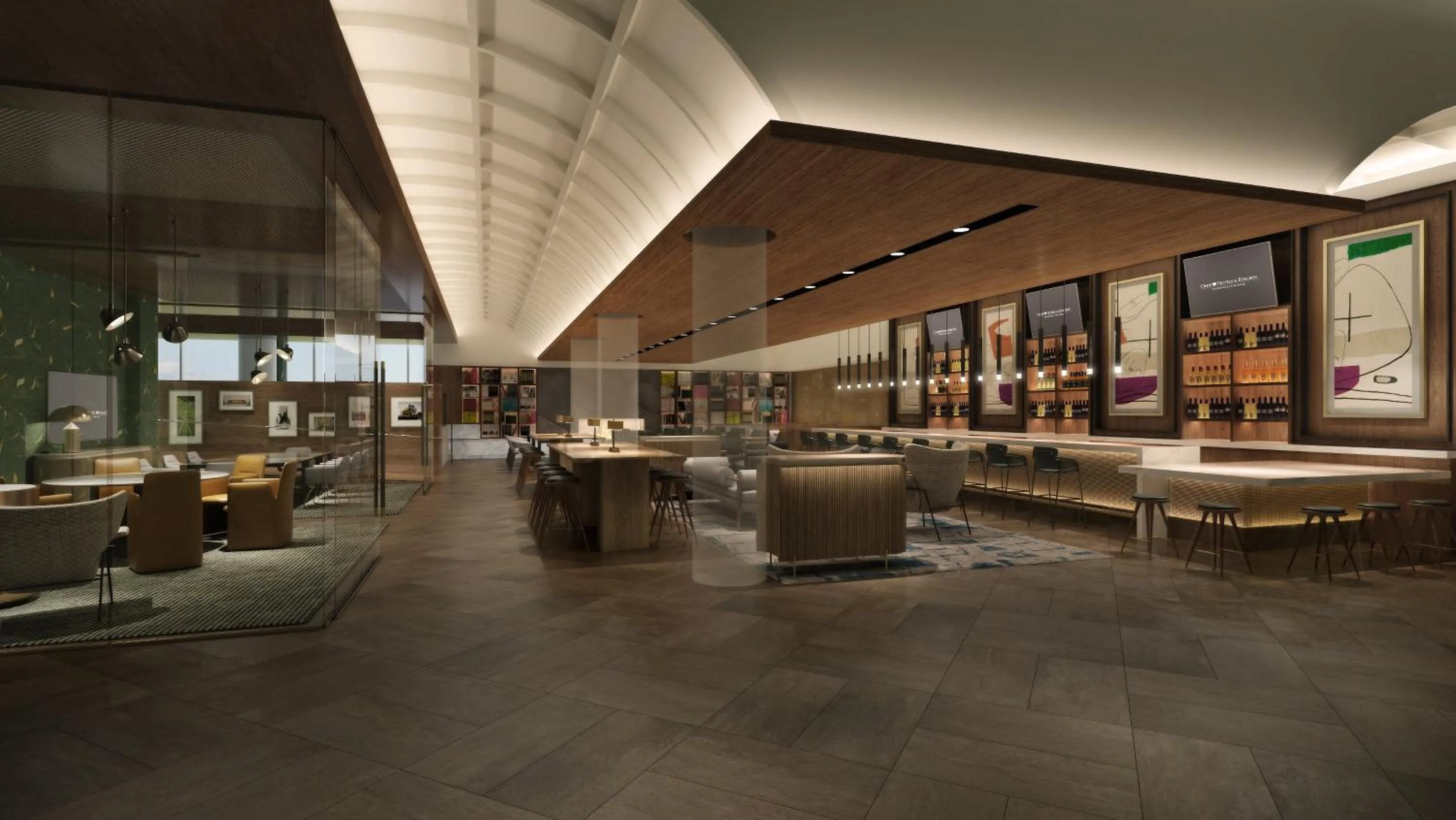 Restaurant/places to eat in Omni Boston Hotel at the Seaport