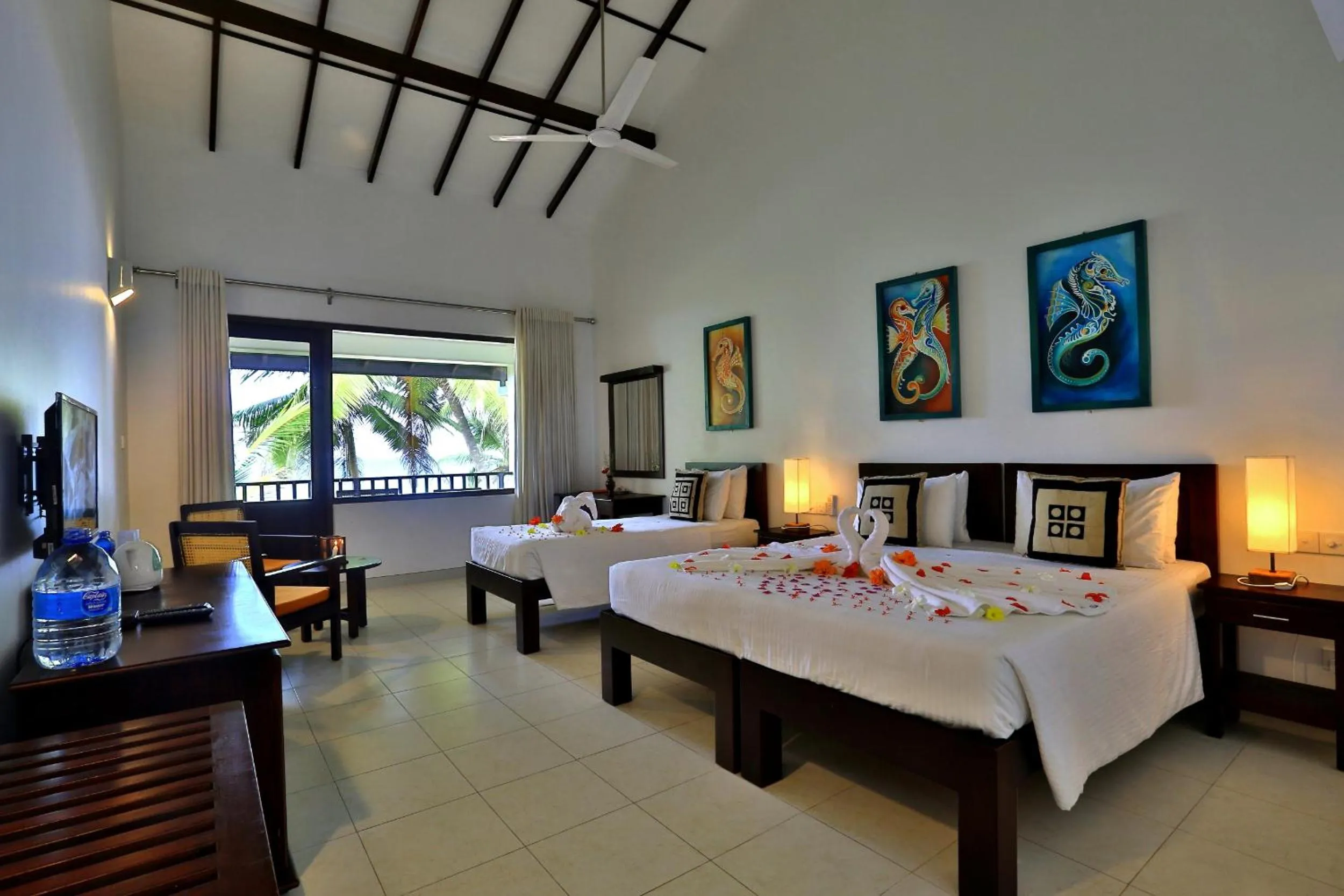 Bed in Sea Rock Villa
