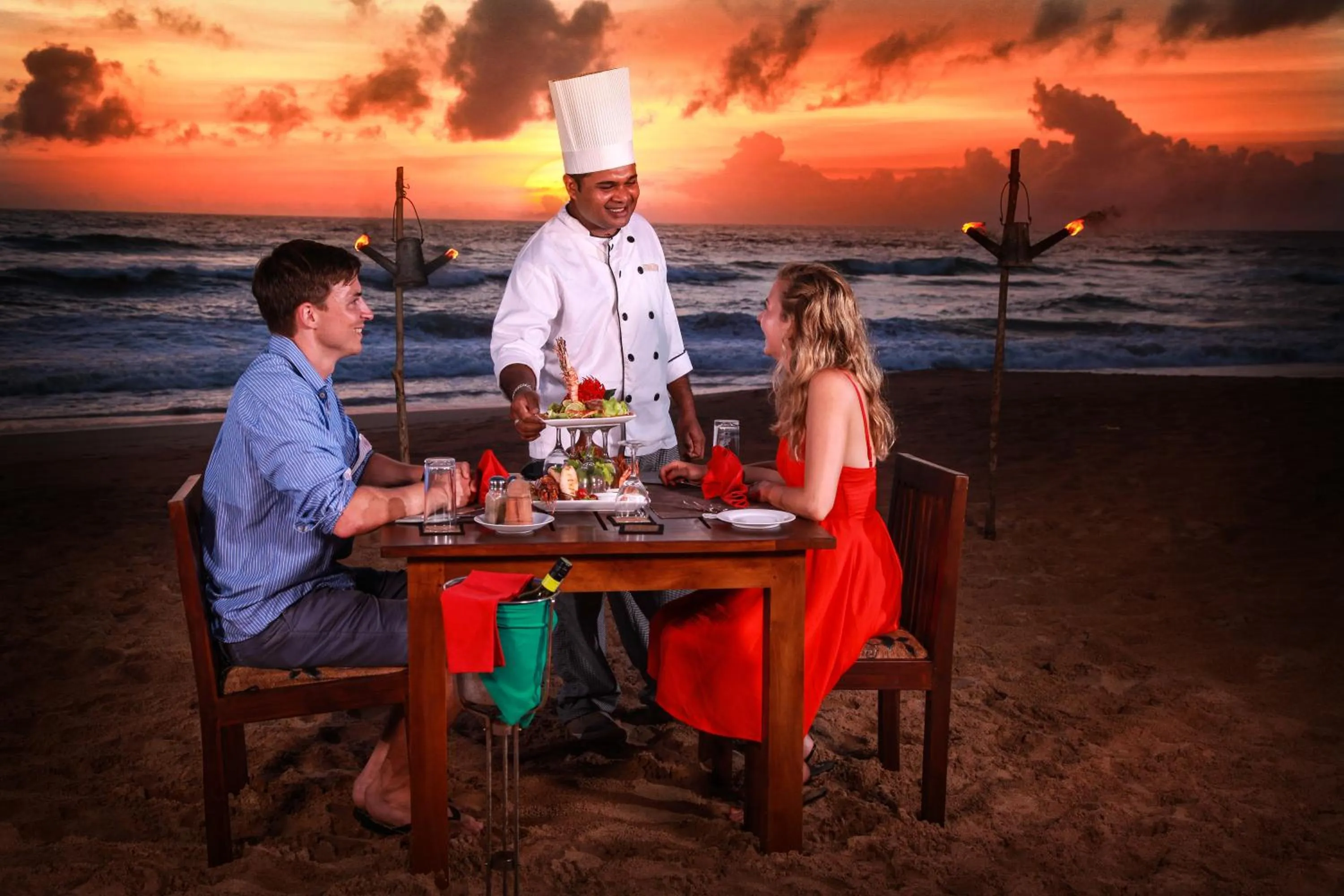 People in Sea Rock Villa