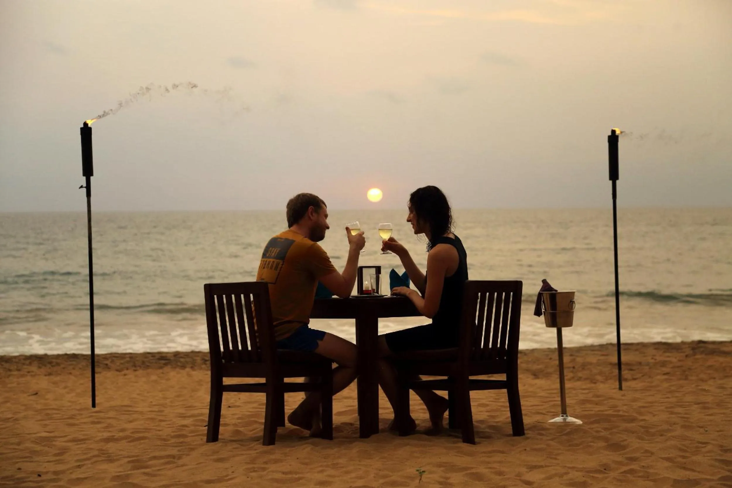 Drinks in Sea Rock Villa