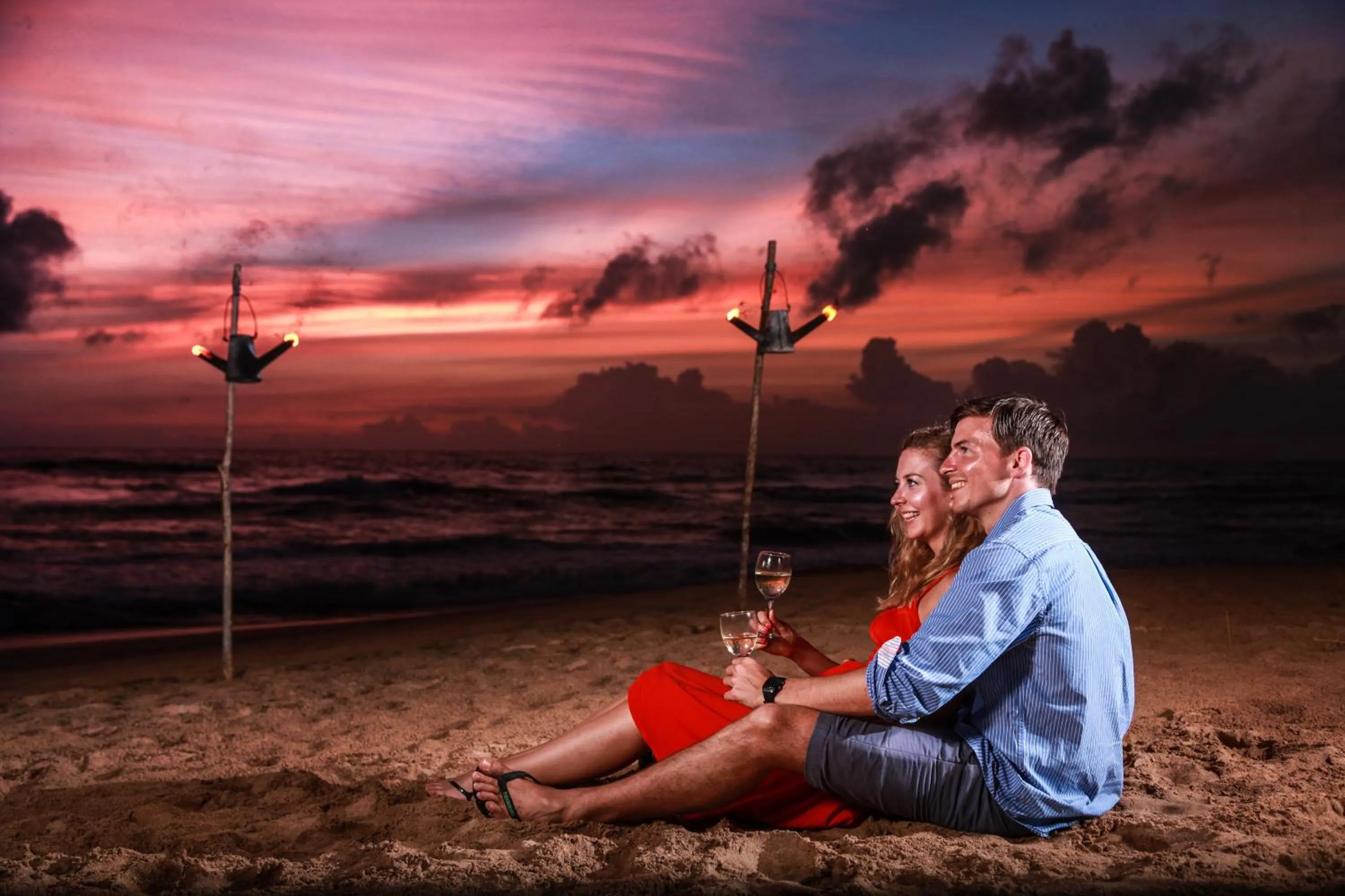 People in Sea Rock Villa