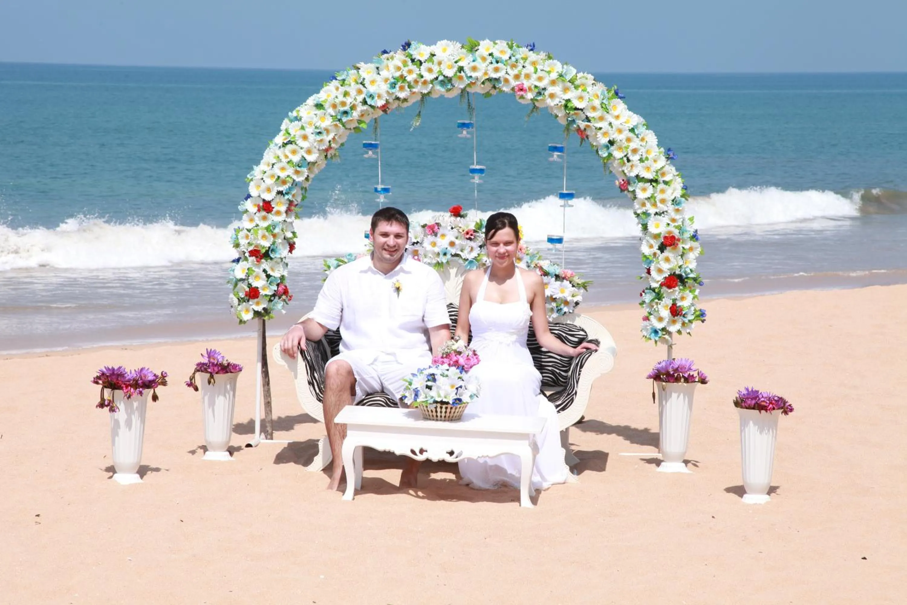 group of guests in Sea Rock Villa