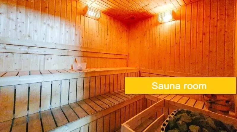 Sauna in ABHOME "JAPAN SUITE" #GreenHaven #Olympic Pool #360"SeaView #JB