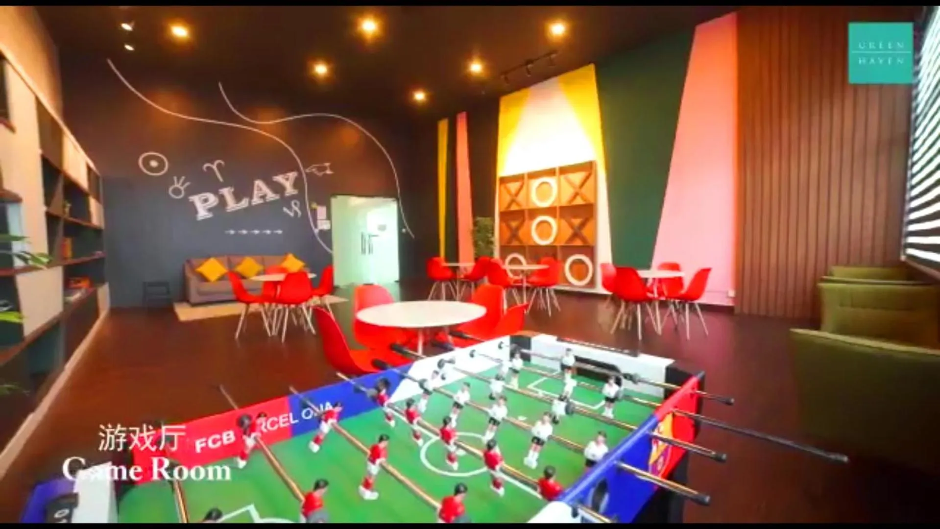 Game Room in ABHOME "JAPAN SUITE" #GreenHaven #Olympic Pool #360"SeaView #JB