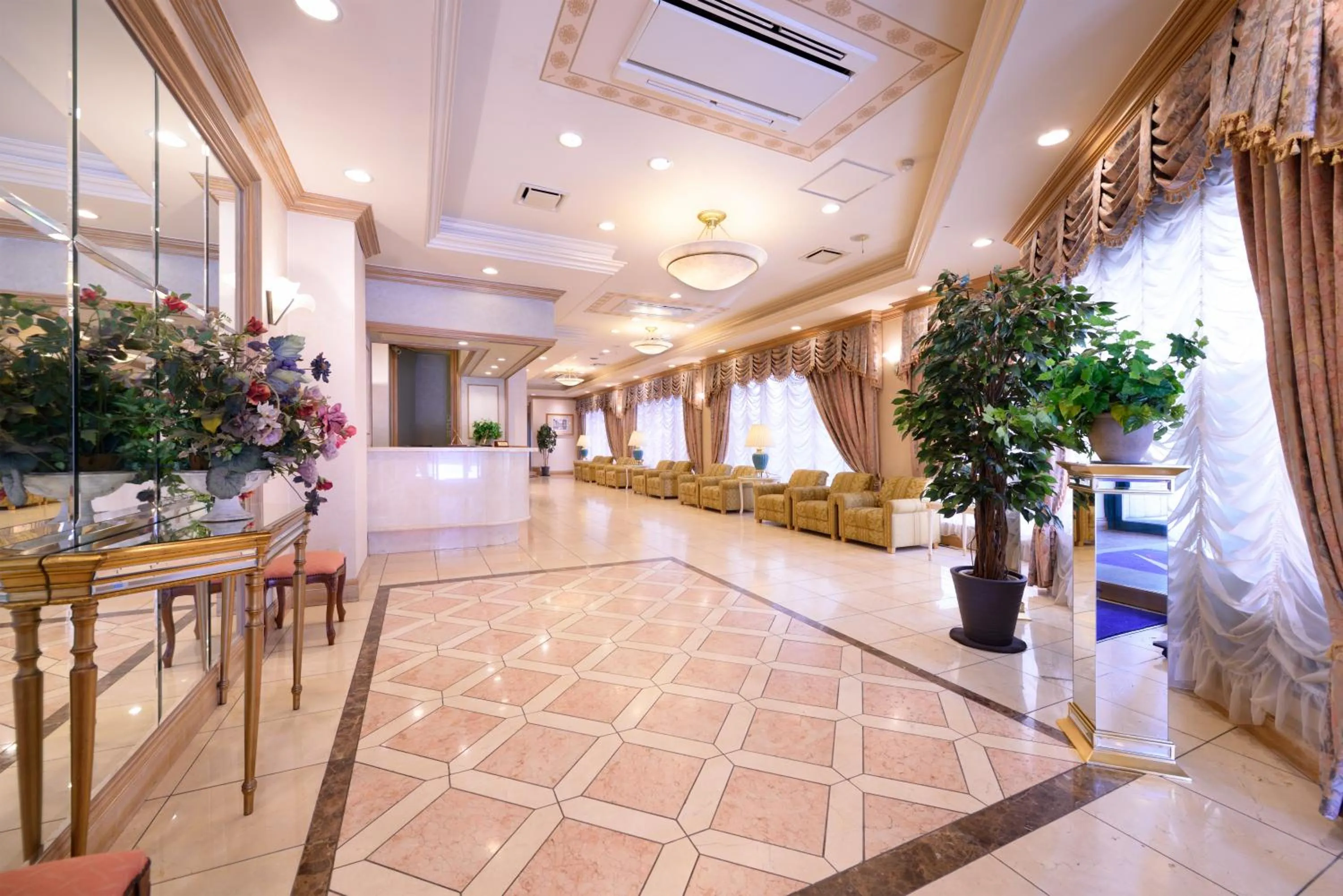 Lobby or reception in Hotel Capital in Yamagata