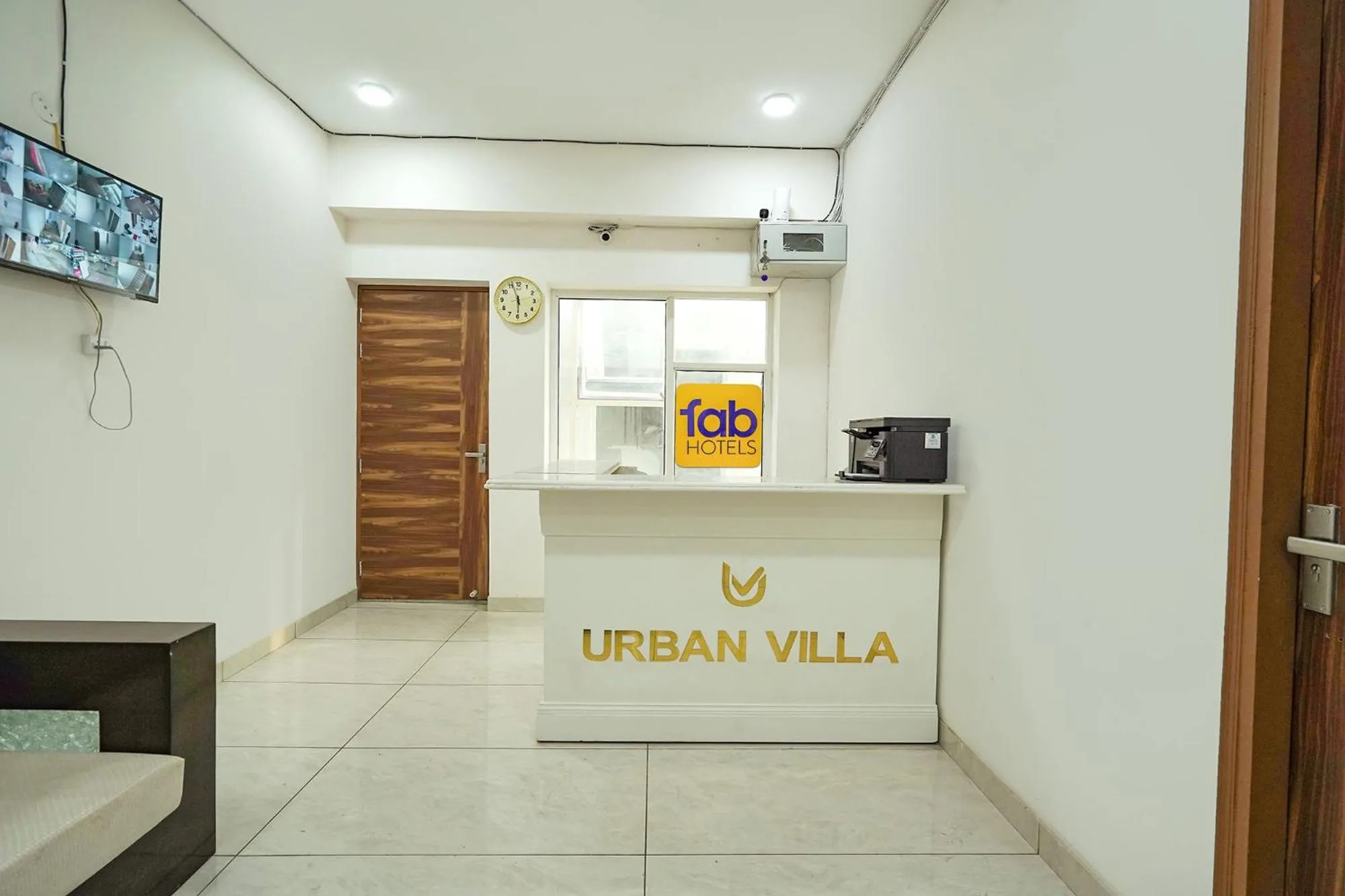 Lobby or reception in FabHotel Urban Villa