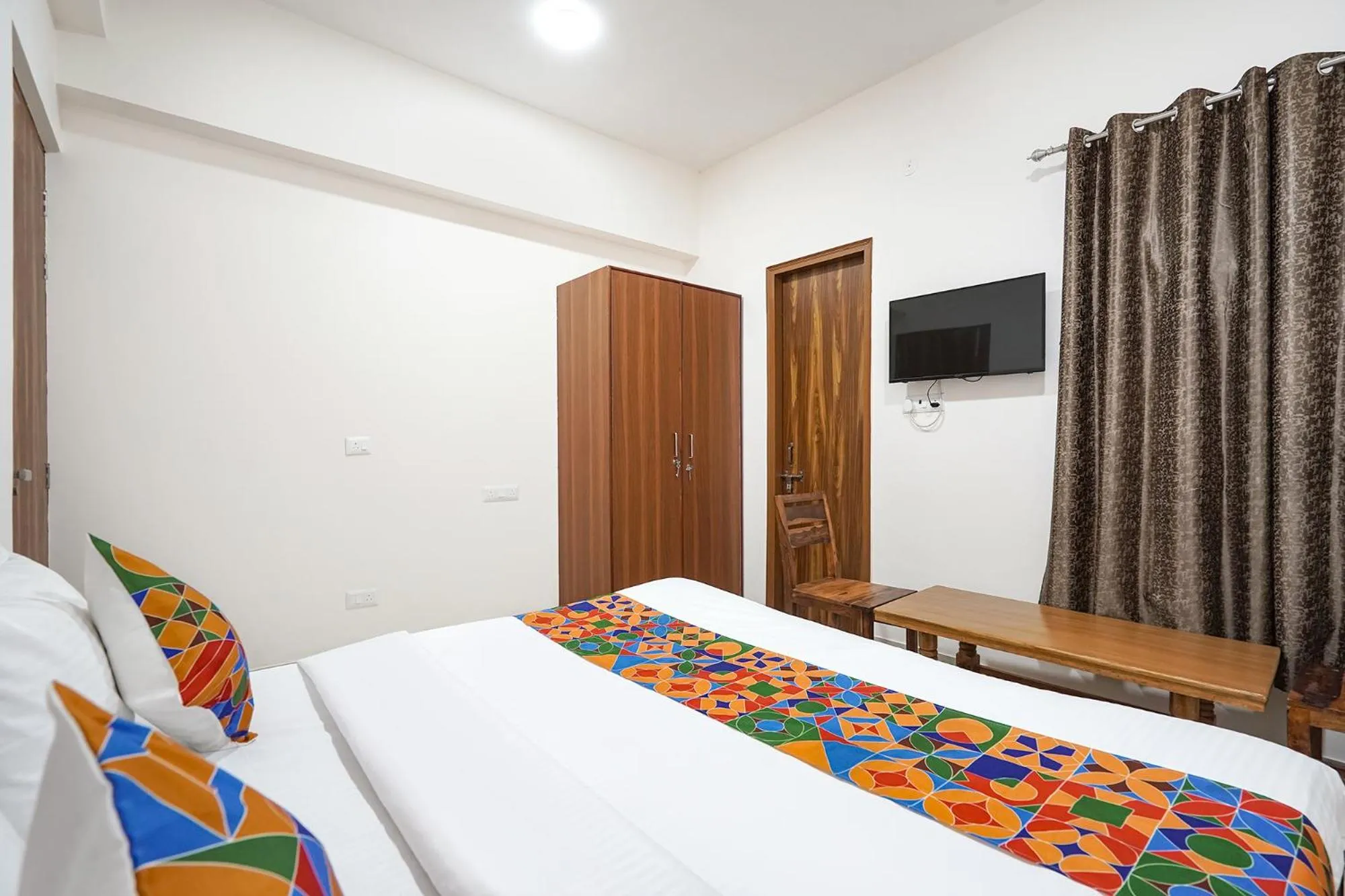 Bed in FabHotel Urban Villa