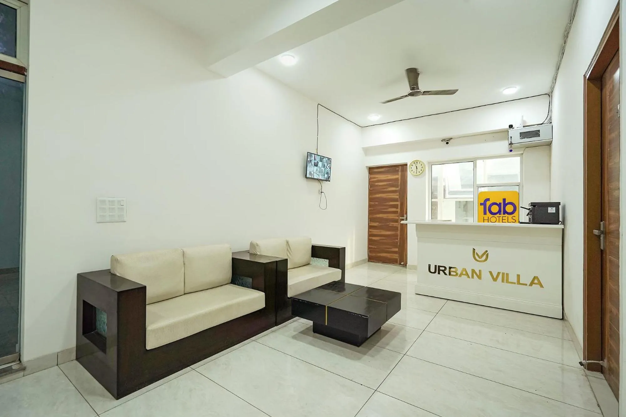 Lobby or reception in FabHotel Urban Villa
