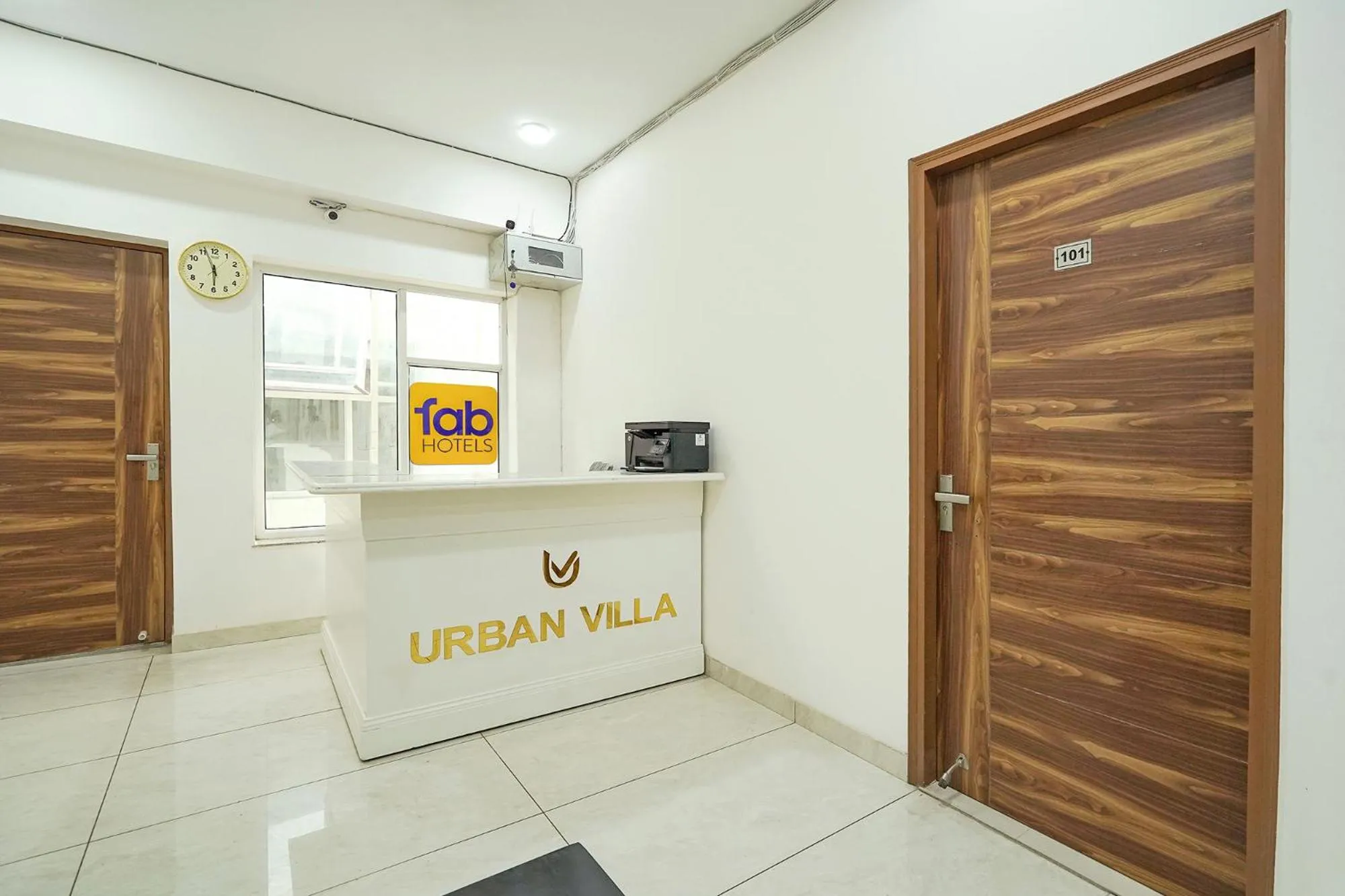 Lobby or reception in FabHotel Urban Villa