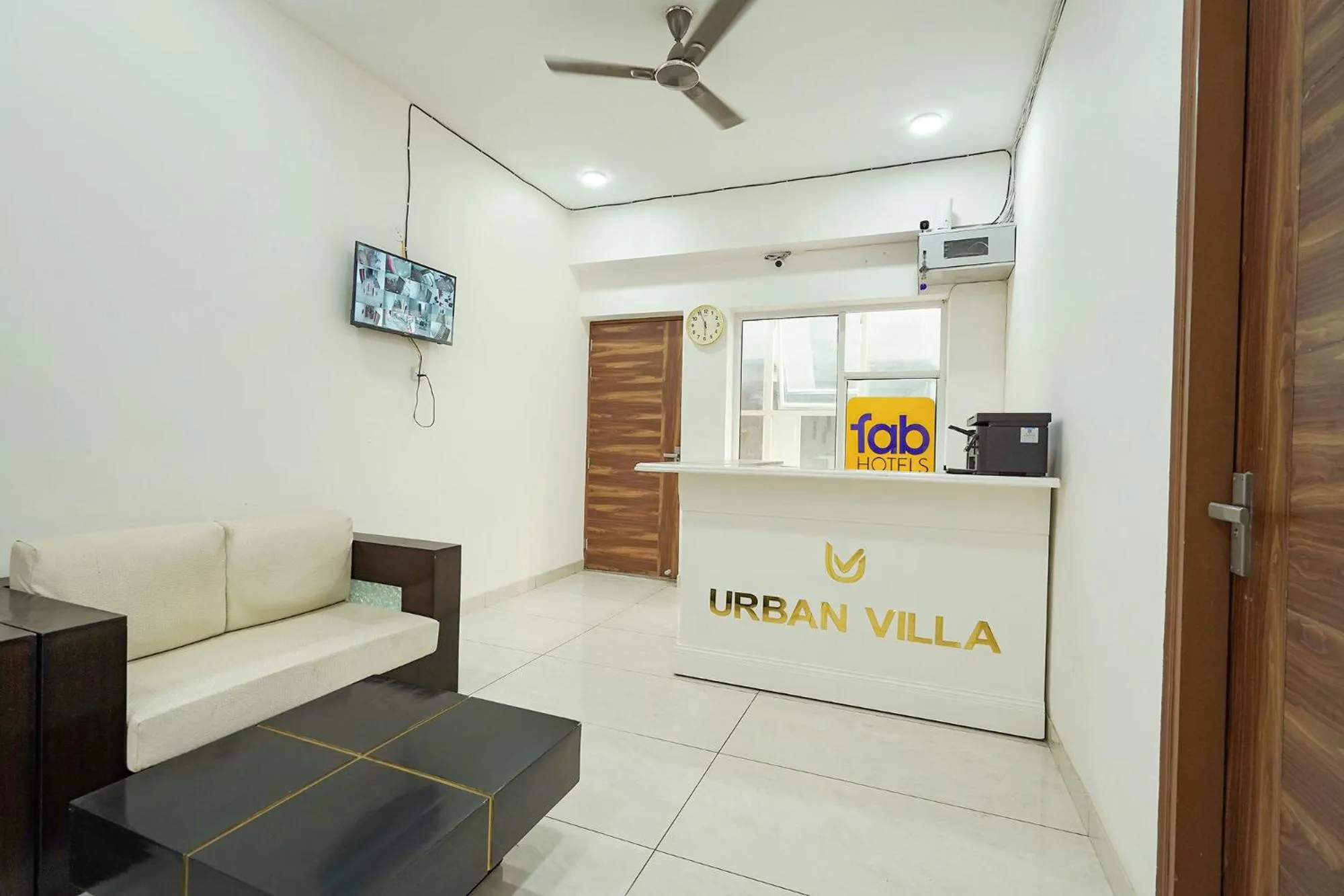 Lobby or reception in FabHotel Urban Villa