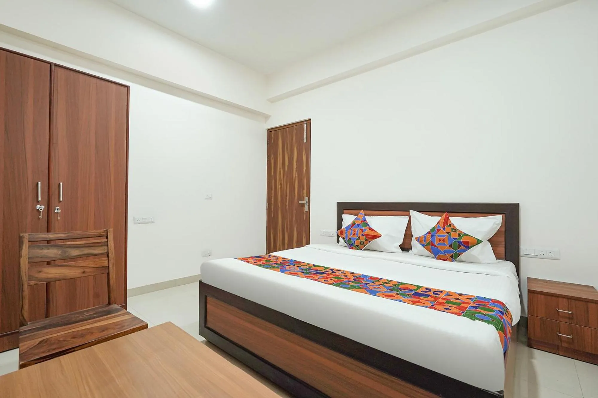 Bed in FabHotel Urban Villa