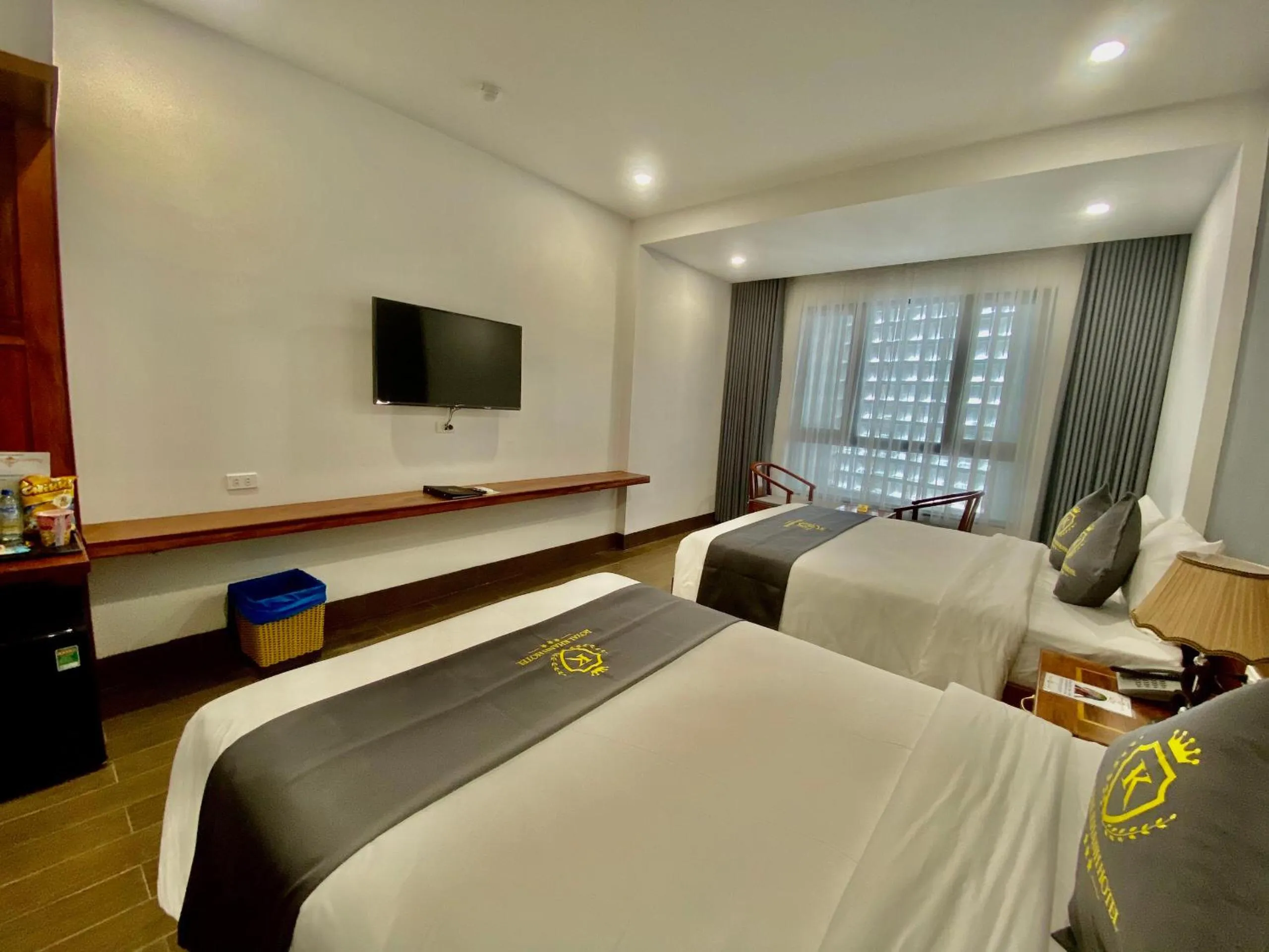 Bed in Royal Khanh Hotel