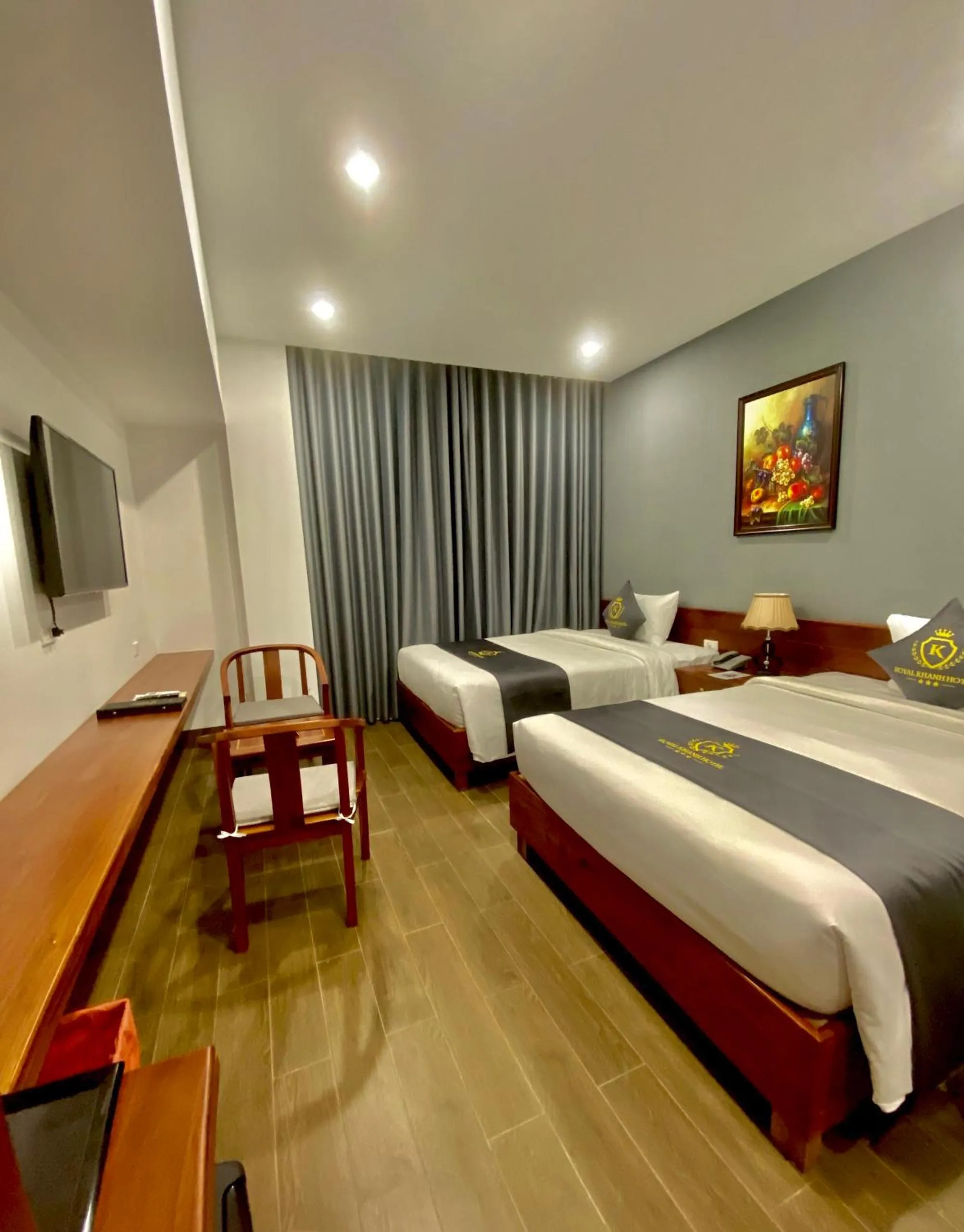Bed in Royal Khanh Hotel