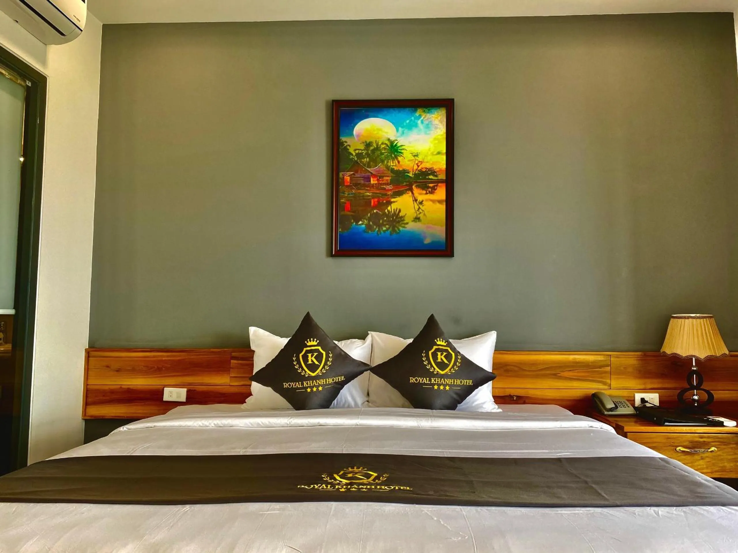 Bed in Royal Khanh Hotel