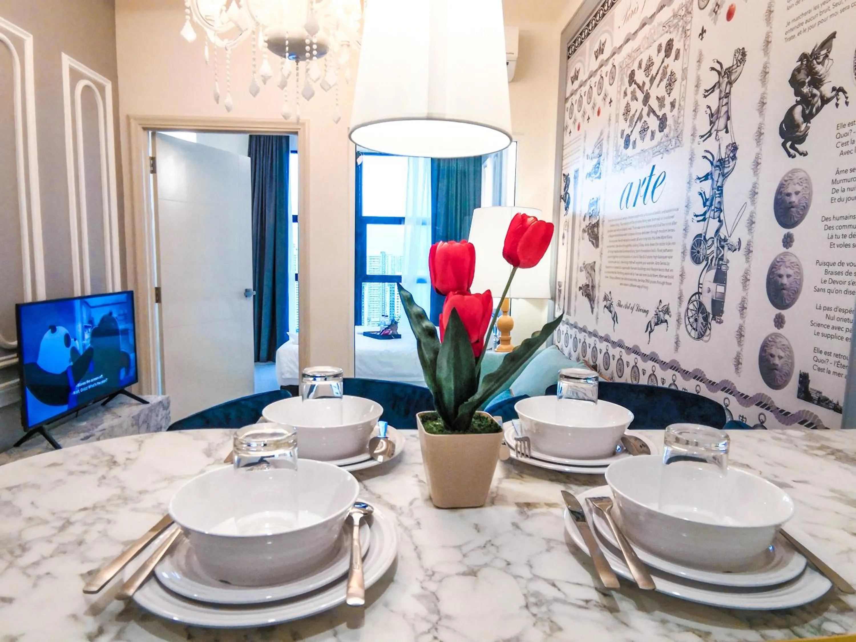 Dining area in Zetter Suite Arte Mont Kiara