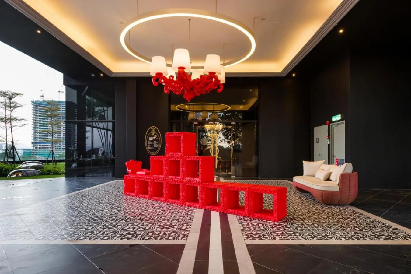 Seating area in Zetter Suite Arte Mont Kiara