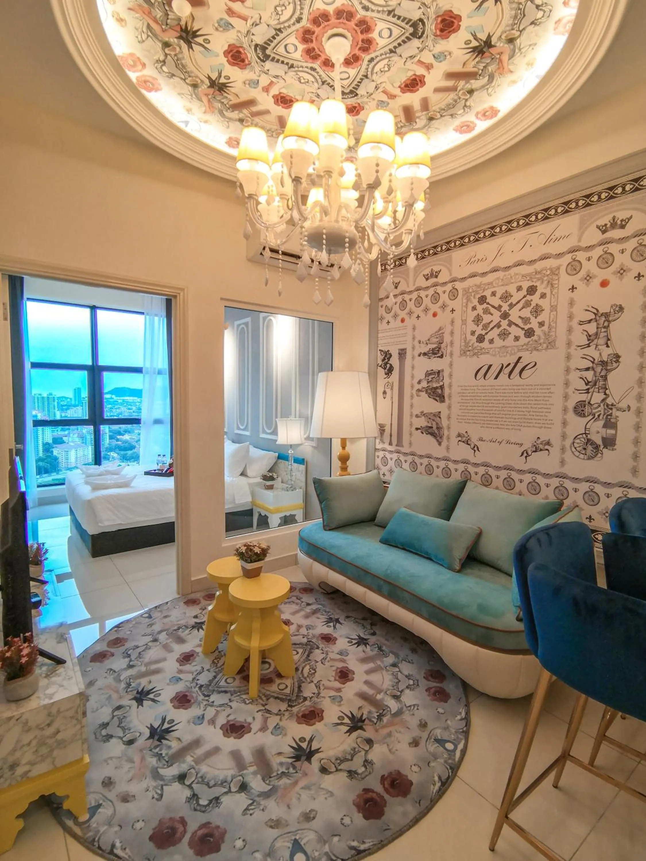 Living room in Zetter Suite Arte Mont Kiara