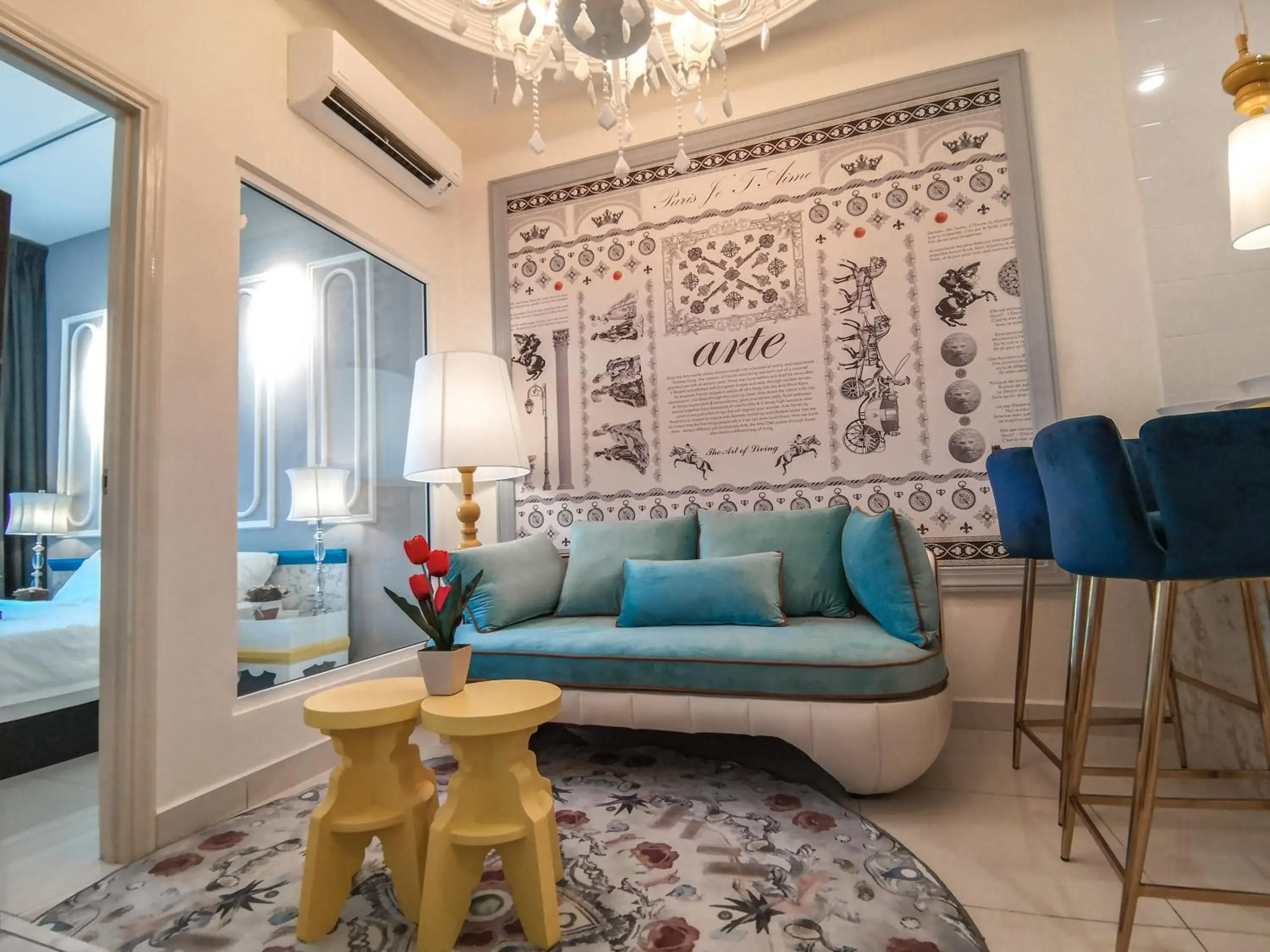 Living room in Zetter Suite Arte Mont Kiara Living room in Zetter Suite Arte Mont Kiara