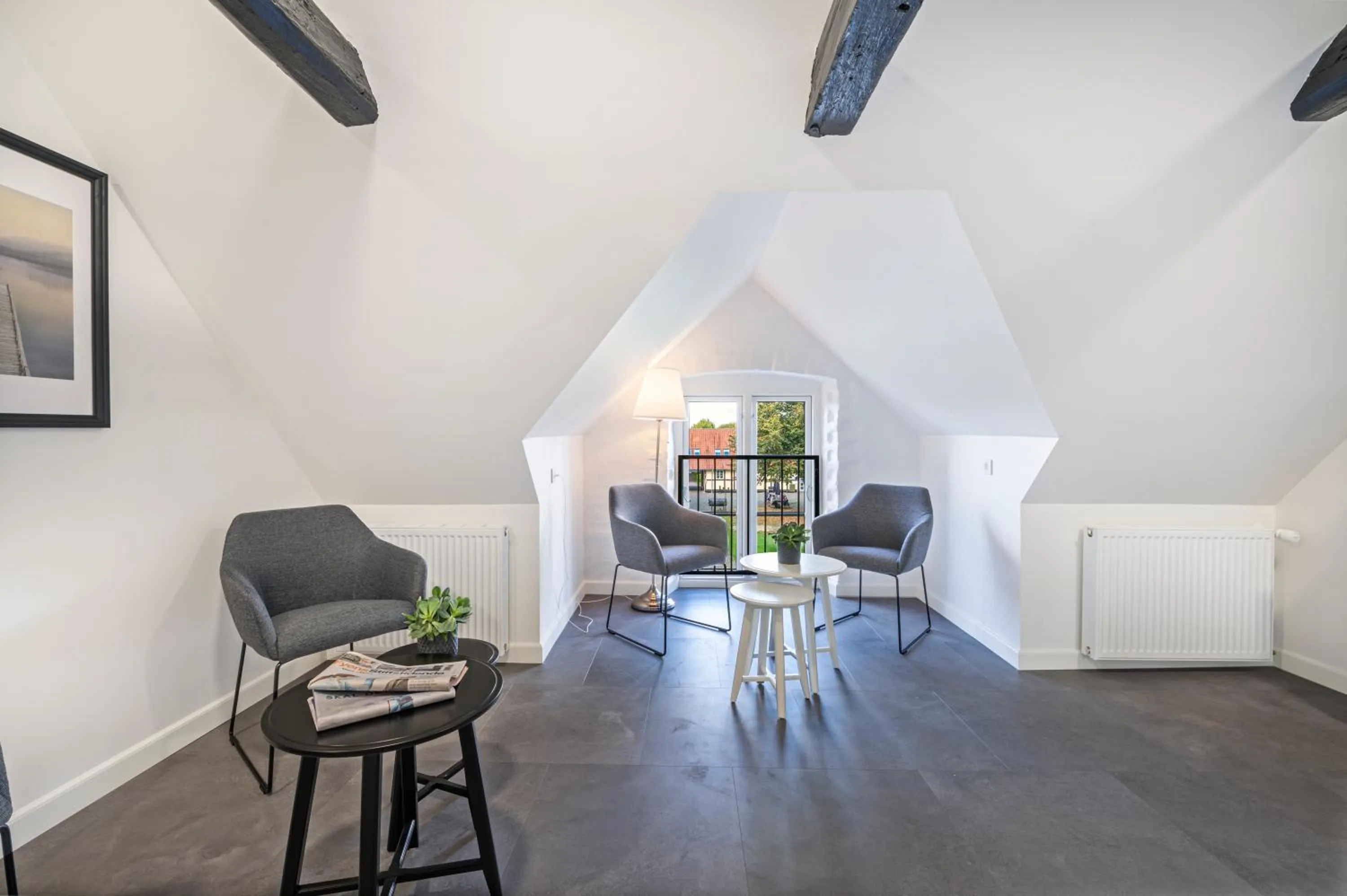 Seating area in Kragsbjerggaard