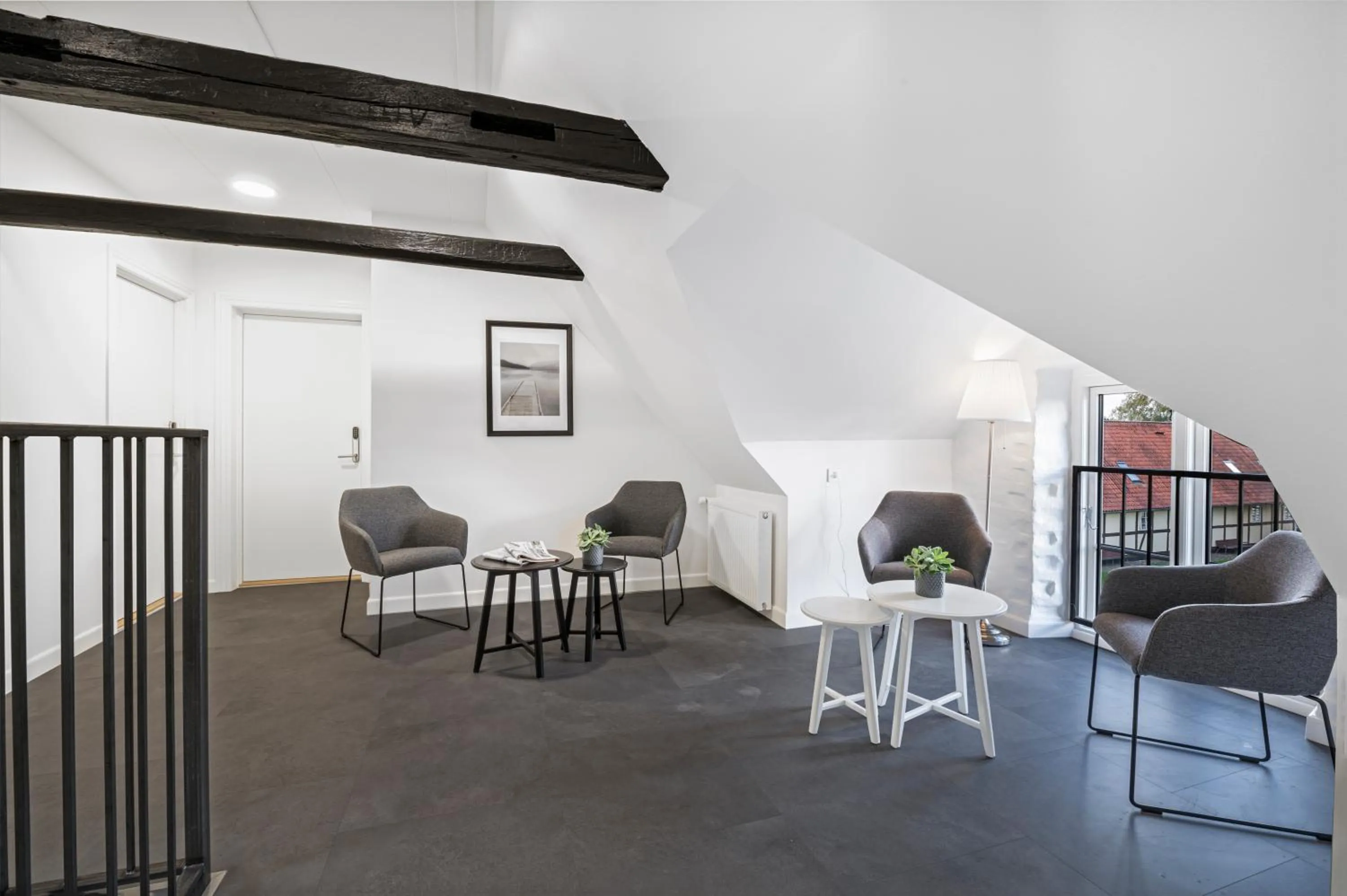 Seating area in Kragsbjerggaard