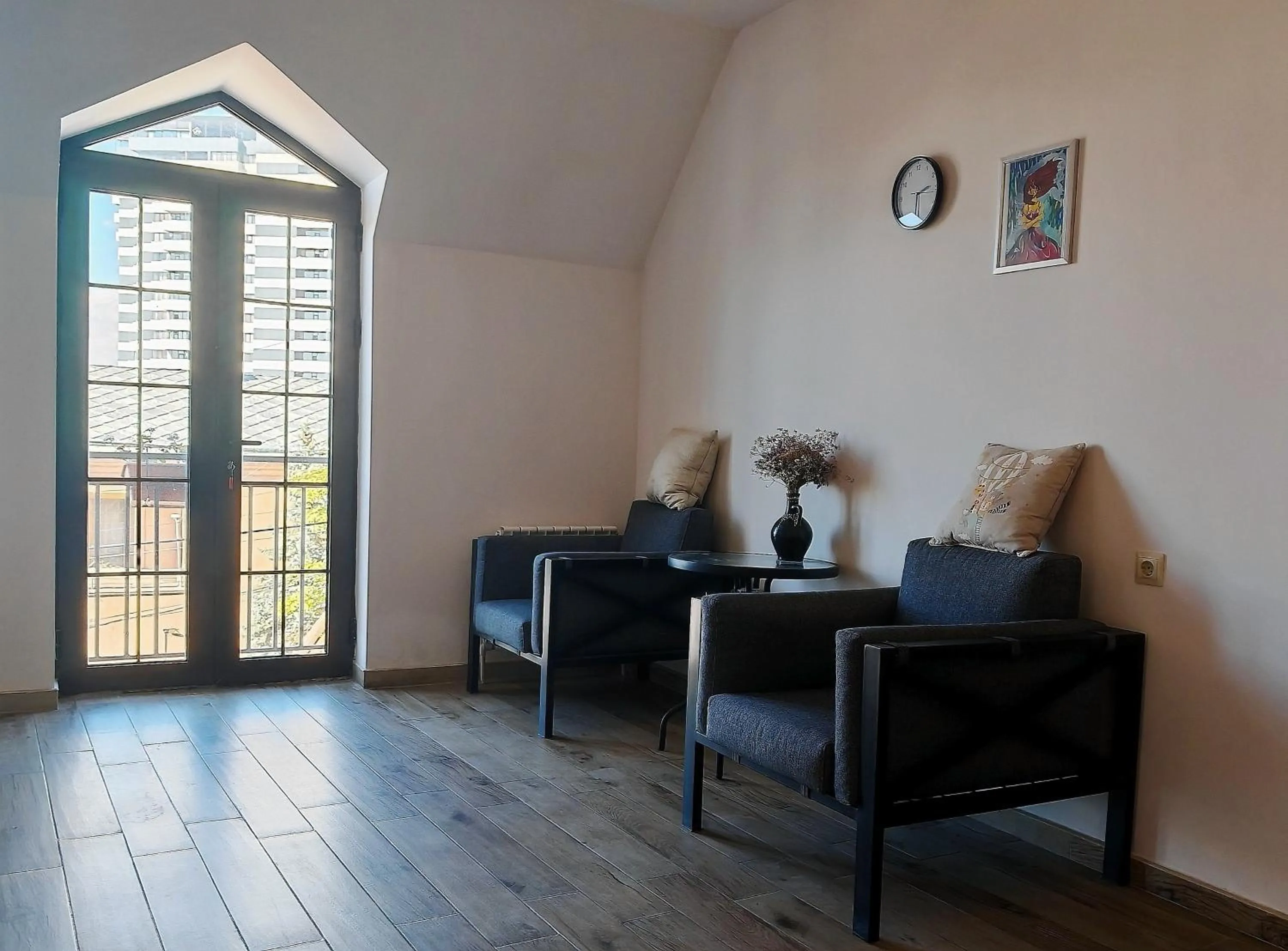 Seating area in Blur Inn Gallery