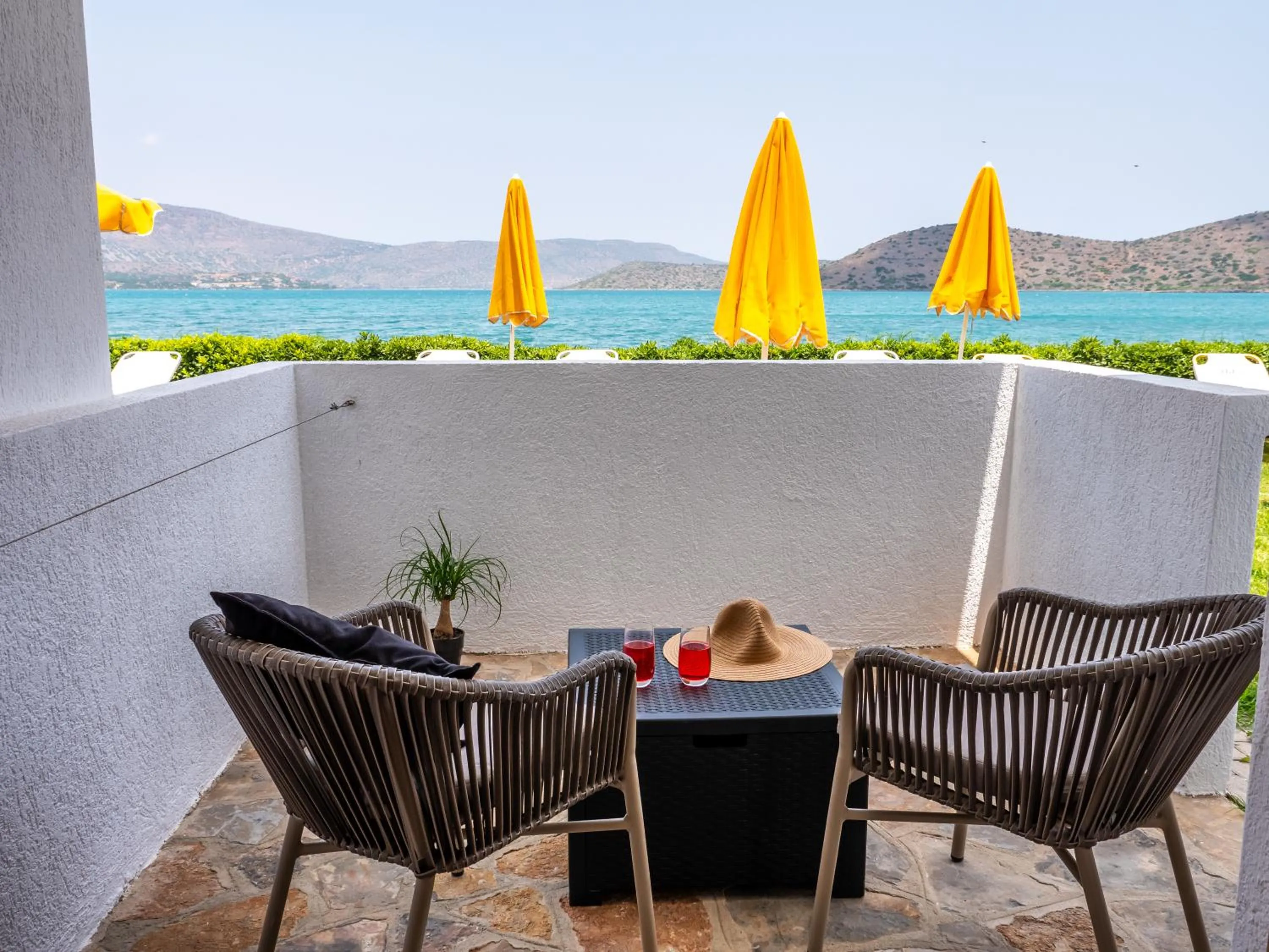 Balcony/Terrace in Elounda Alikes Suites & Studios