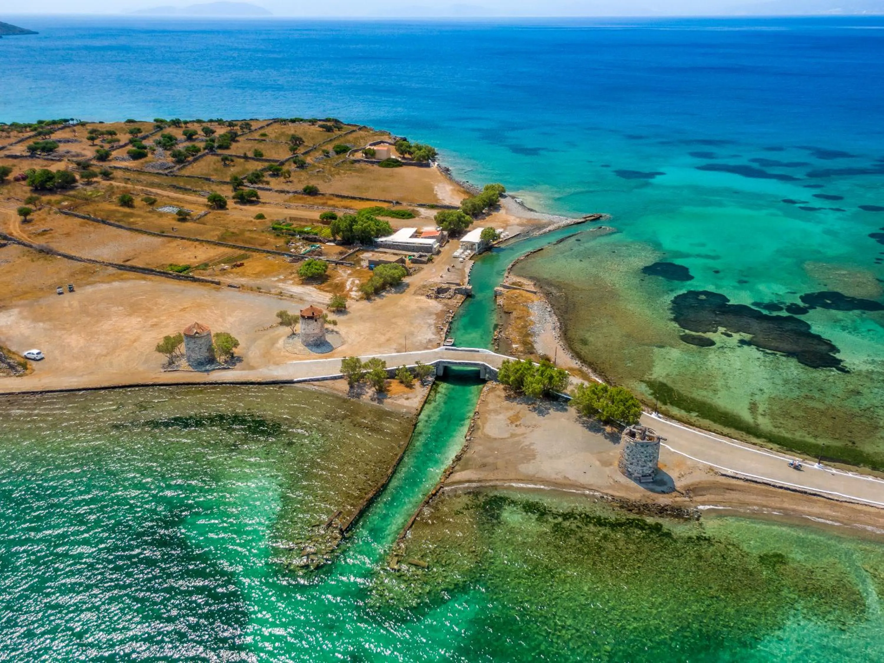 Bird's eye view in Elounda Alikes Suites & Studios