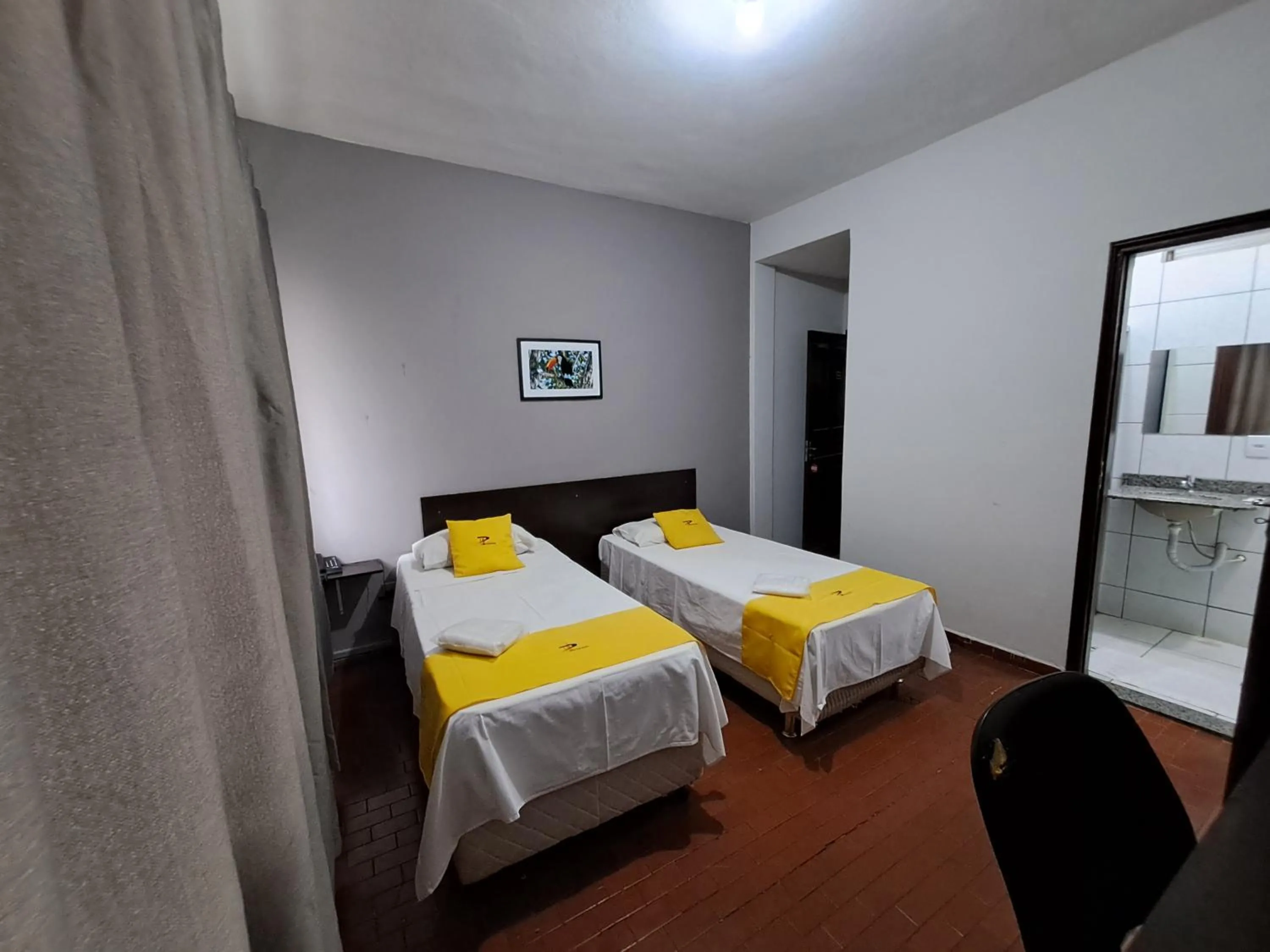 Bed in Hotel Panorama, Cuiabá