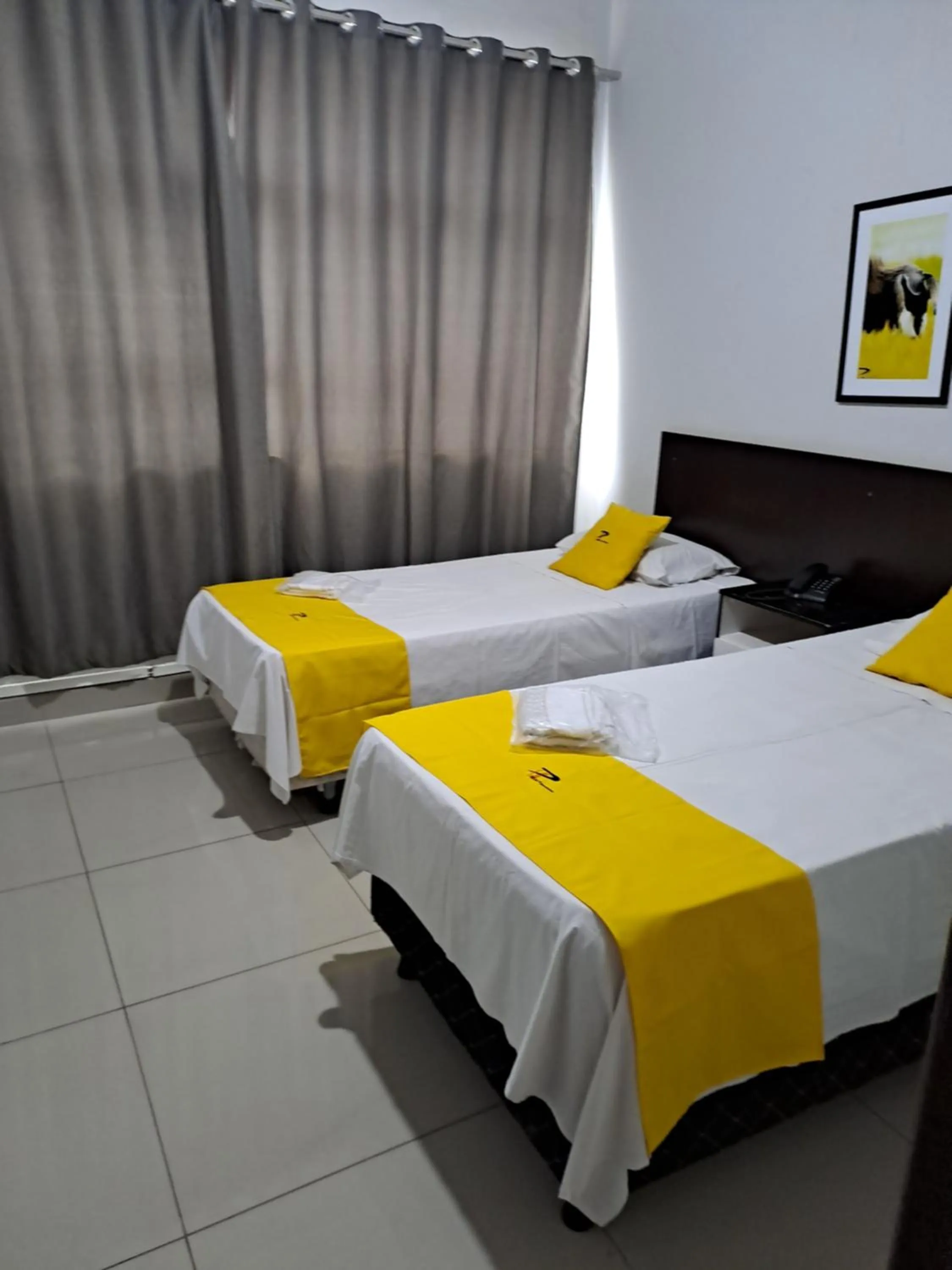 Bed in Hotel Panorama, Cuiabá