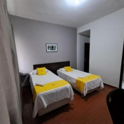 Bed in Hotel Panorama, Cuiabá