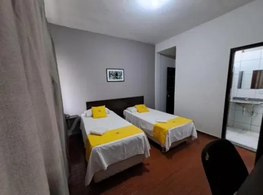 Bed in Hotel Panorama, Cuiabá