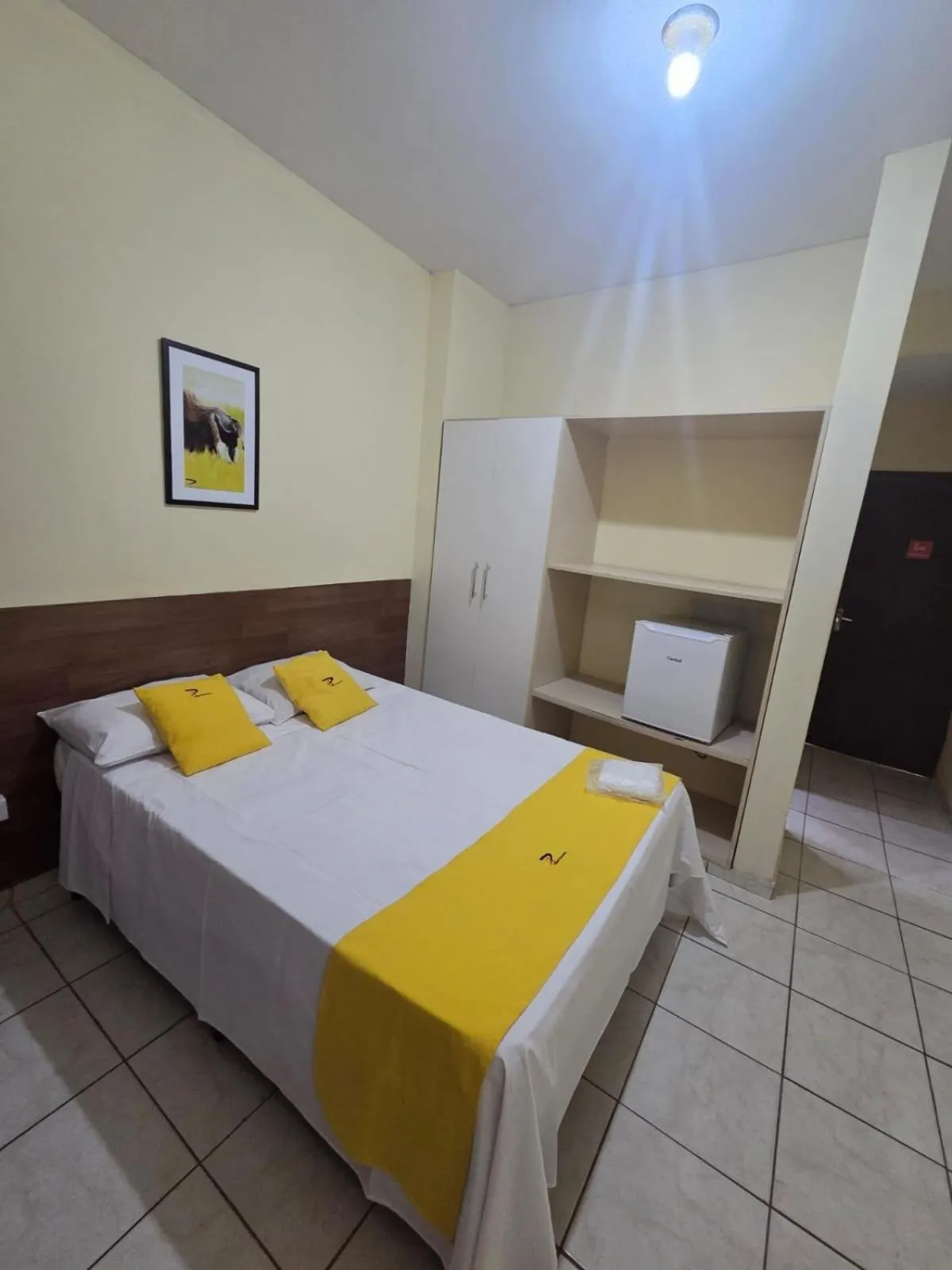 Bed in Hotel Panorama, Cuiabá