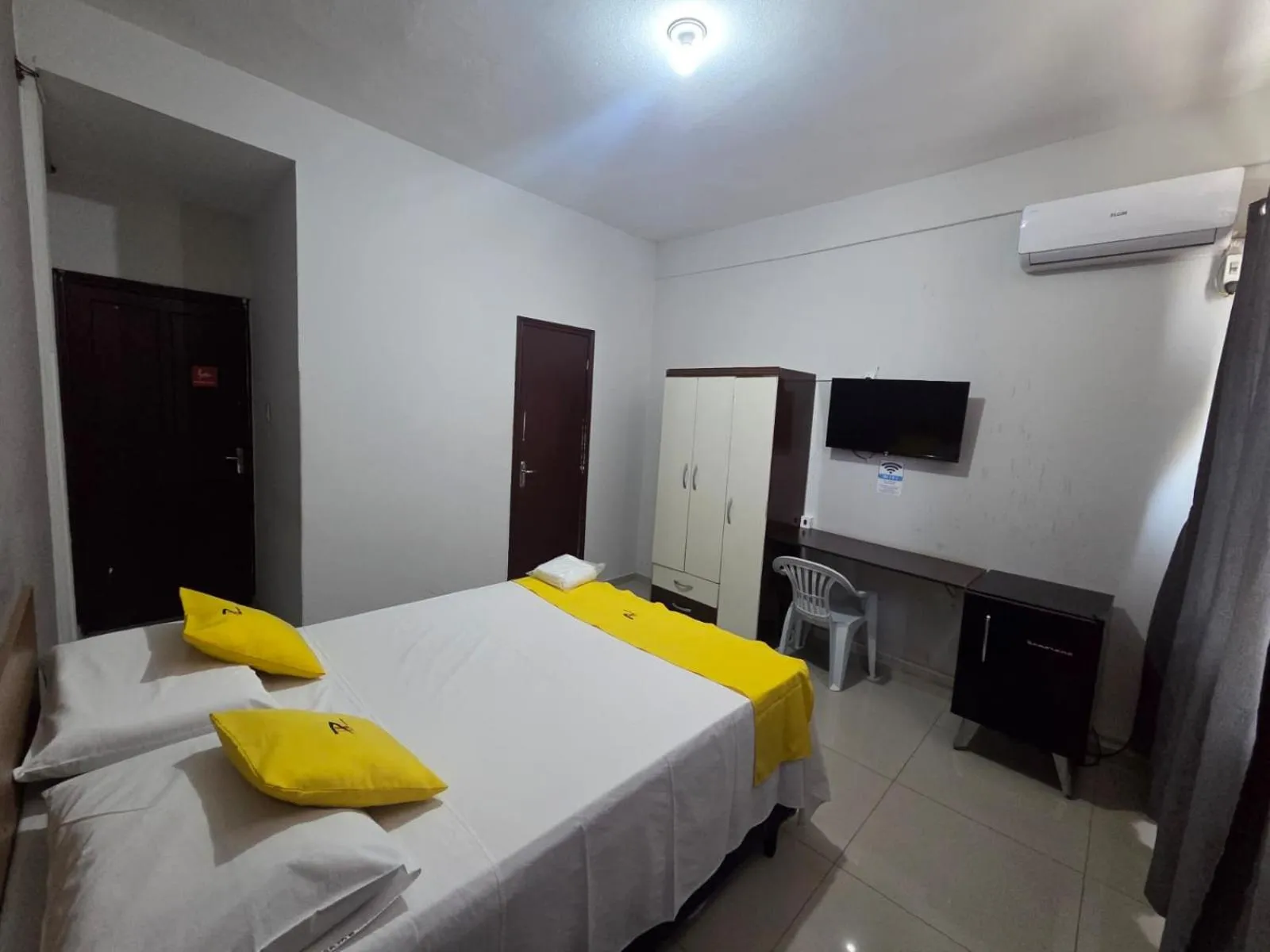 Bed in Hotel Panorama, Cuiabá