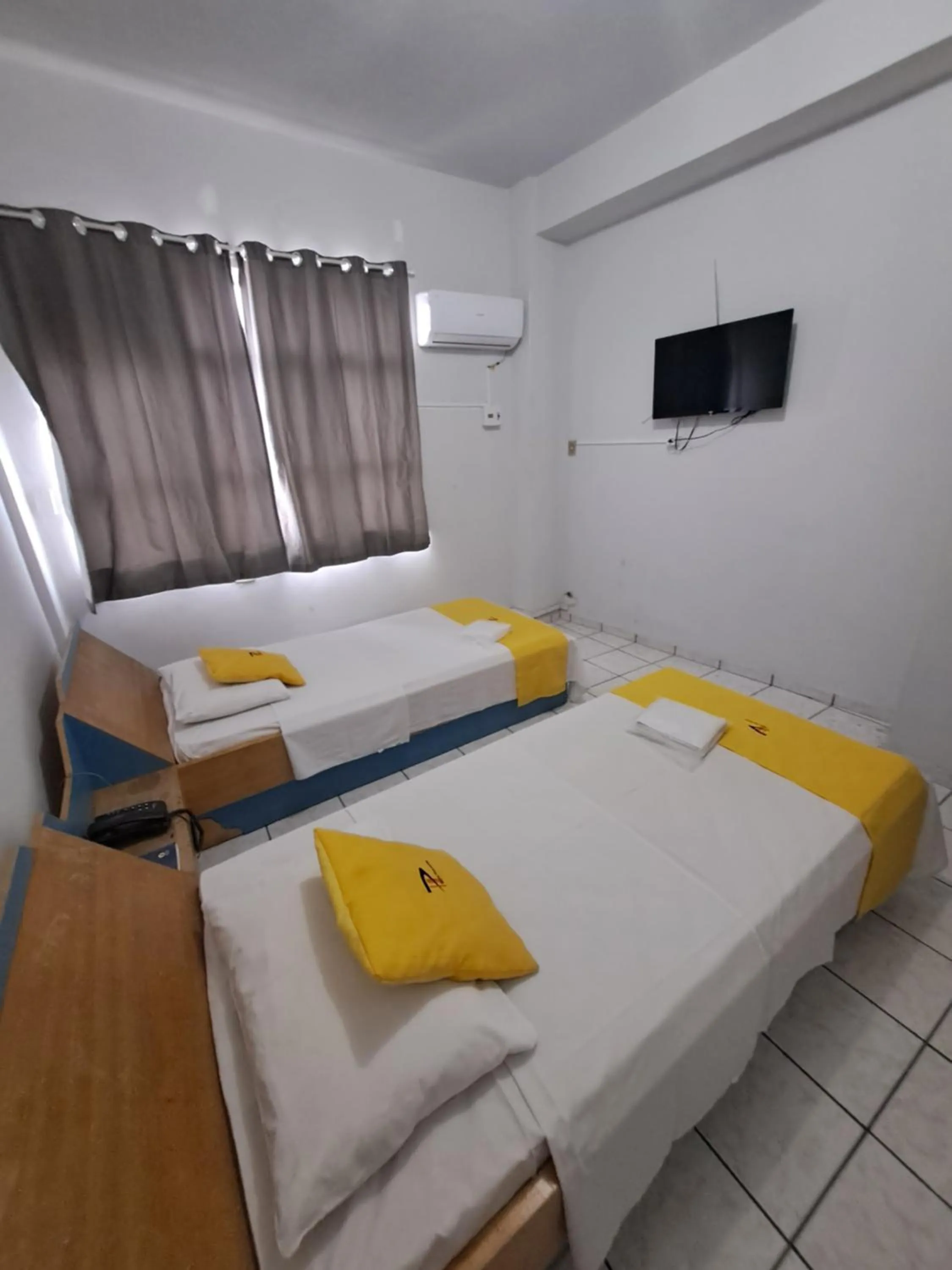 Bed in Hotel Panorama, Cuiabá