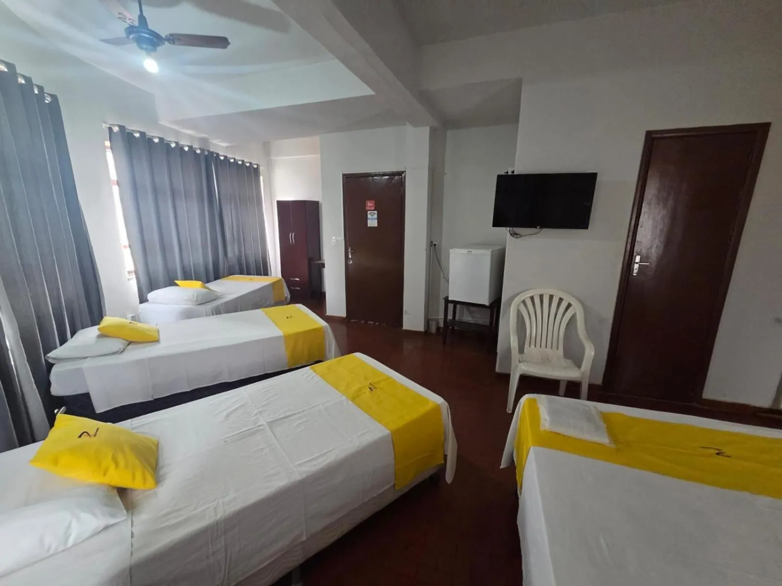 Bed in Hotel Panorama, Cuiabá