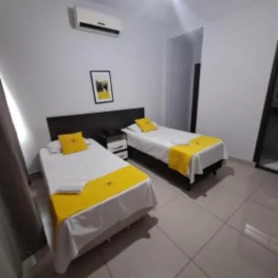 Bed in Hotel Panorama, Cuiabá