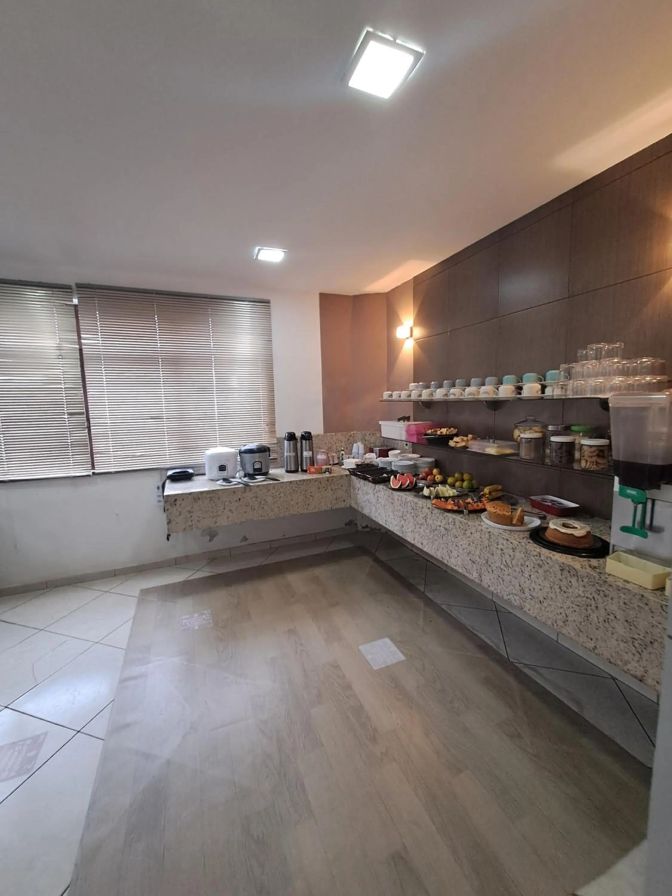 Buffet breakfast in Hotel Panorama, Cuiabá